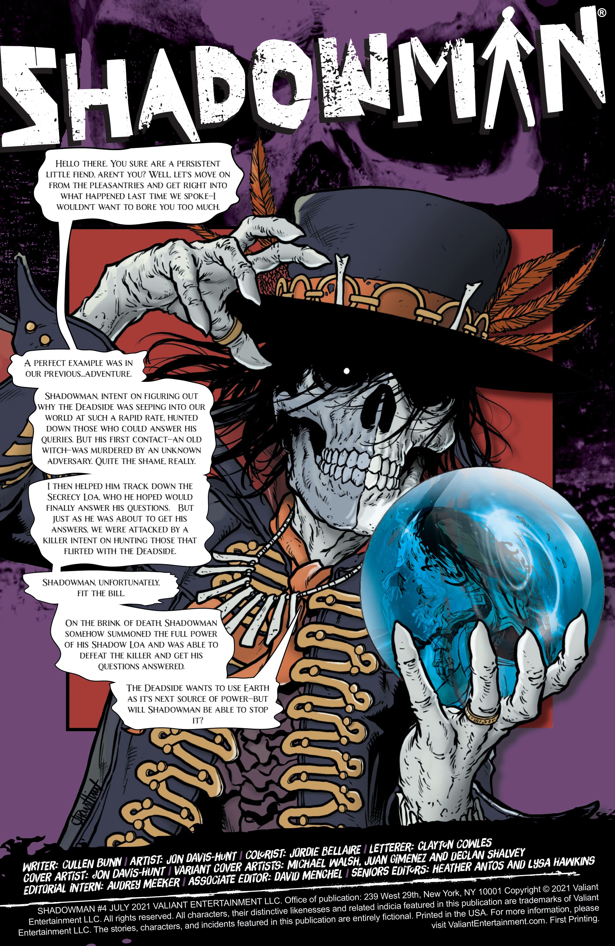 Read online Shadowman (2021) comic -  Issue #4 - 2
