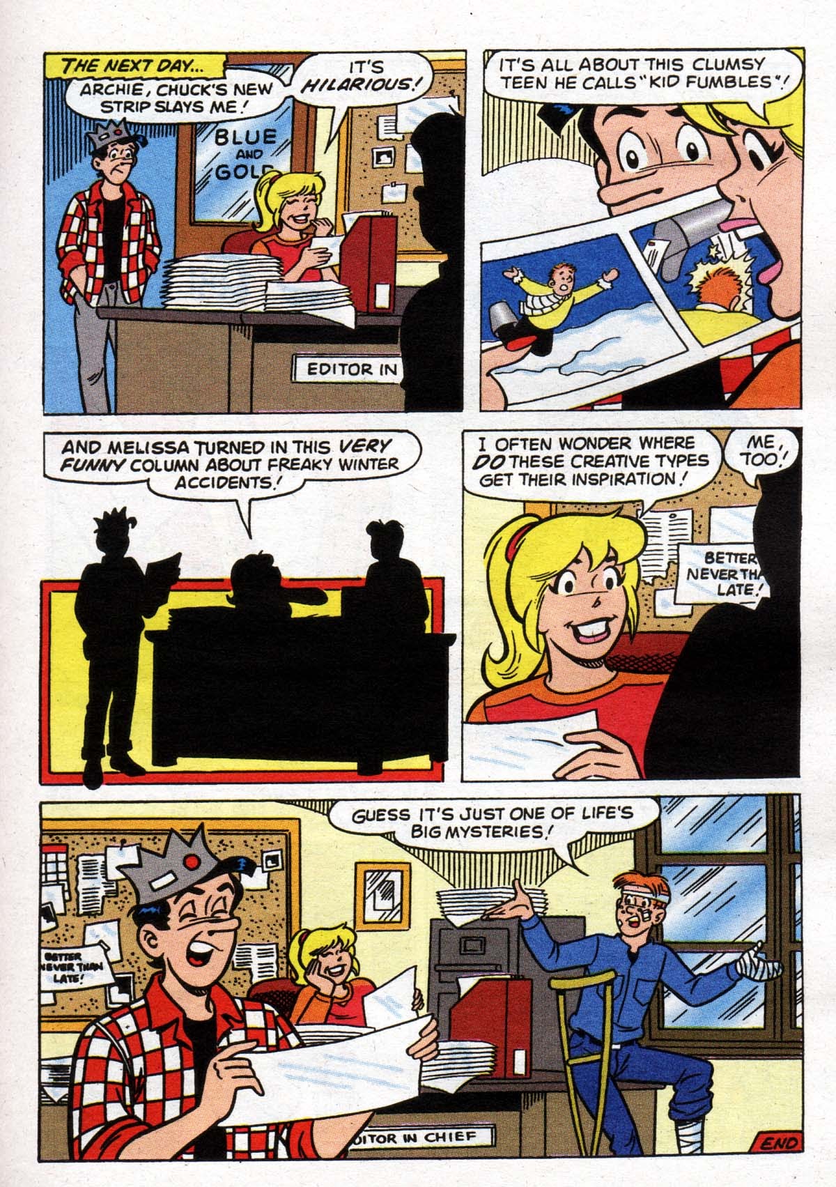 Read online Archie's Double Digest Magazine comic -  Issue #139 - 137