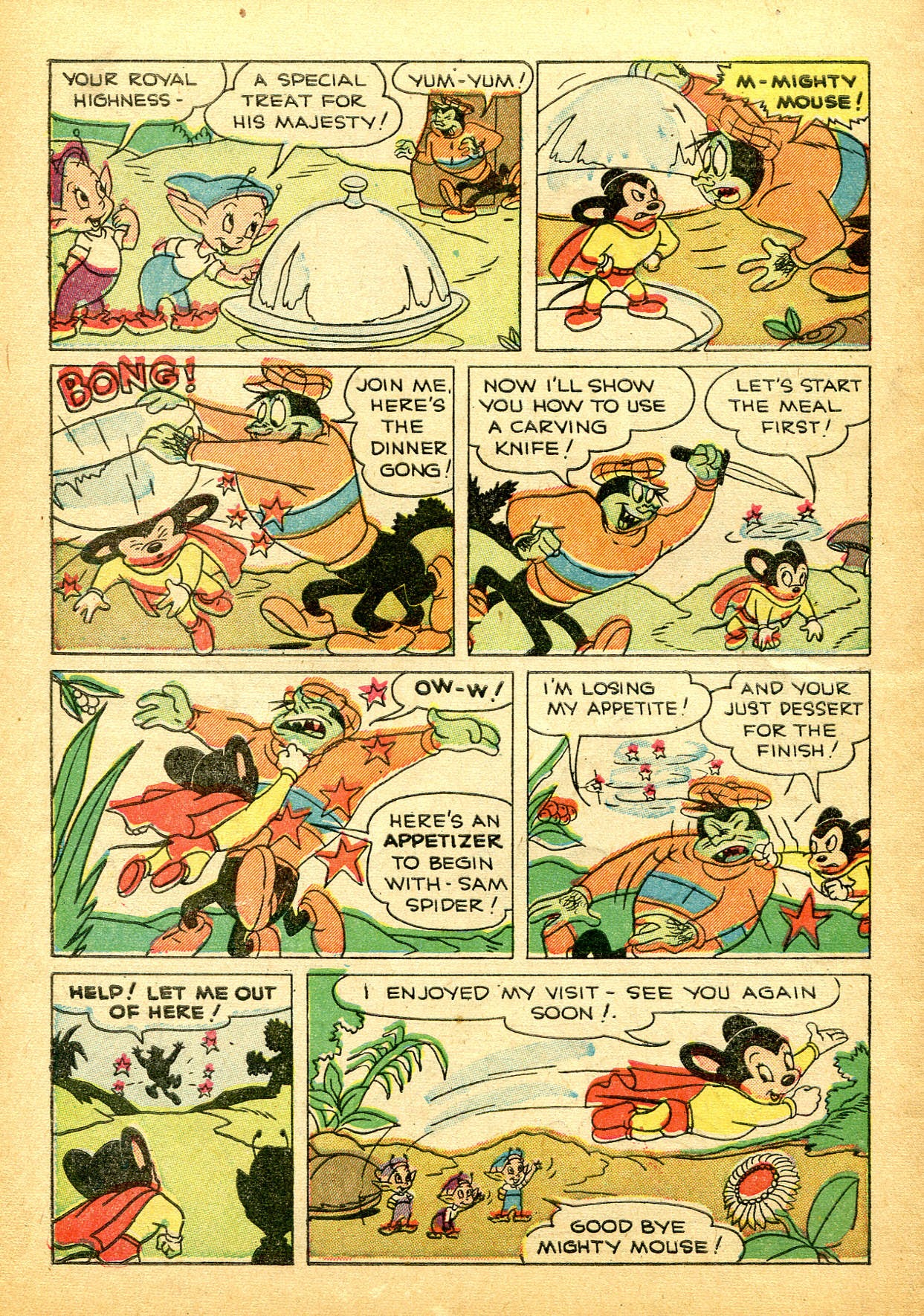 Read online Paul Terry's Mighty Mouse Comics comic -  Issue #63 - 34