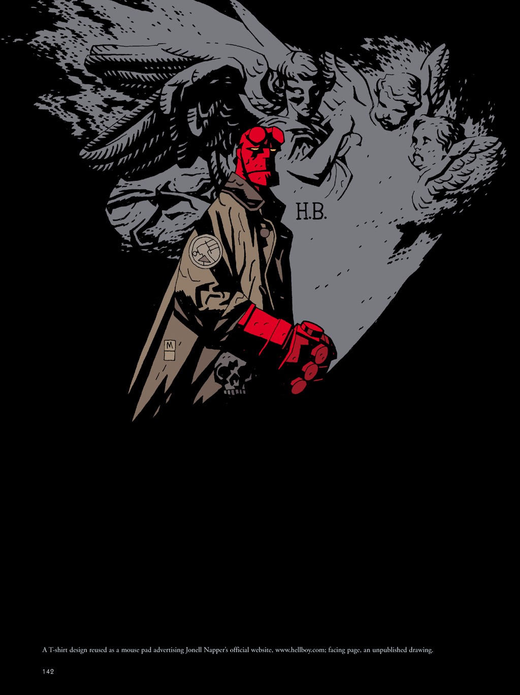 Read online The Art of Hellboy comic -  Issue # TPB - 143