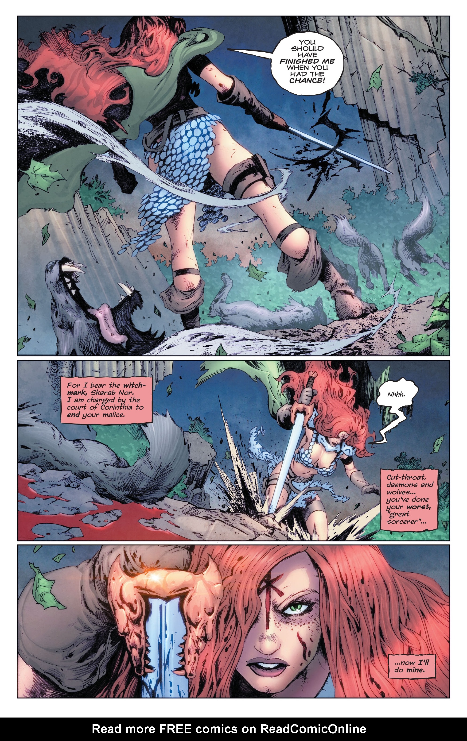 Read online Red Sonja: The Superpowers comic -  Issue # TPB (Part 1) - 47
