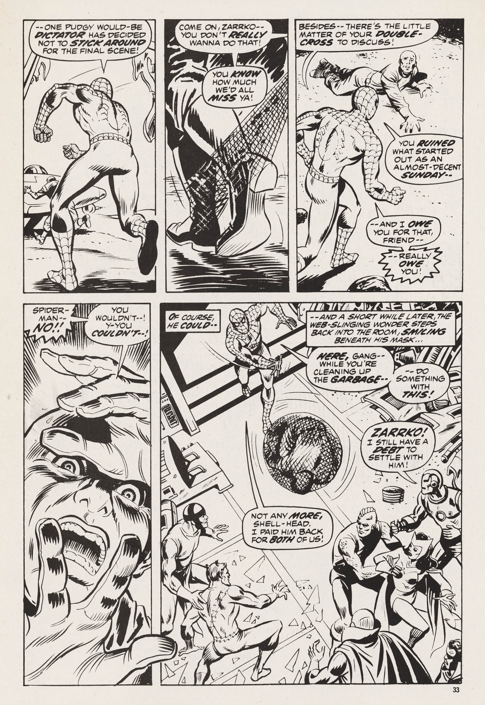 Read online Captain Britain (1976) comic -  Issue #32 - 33