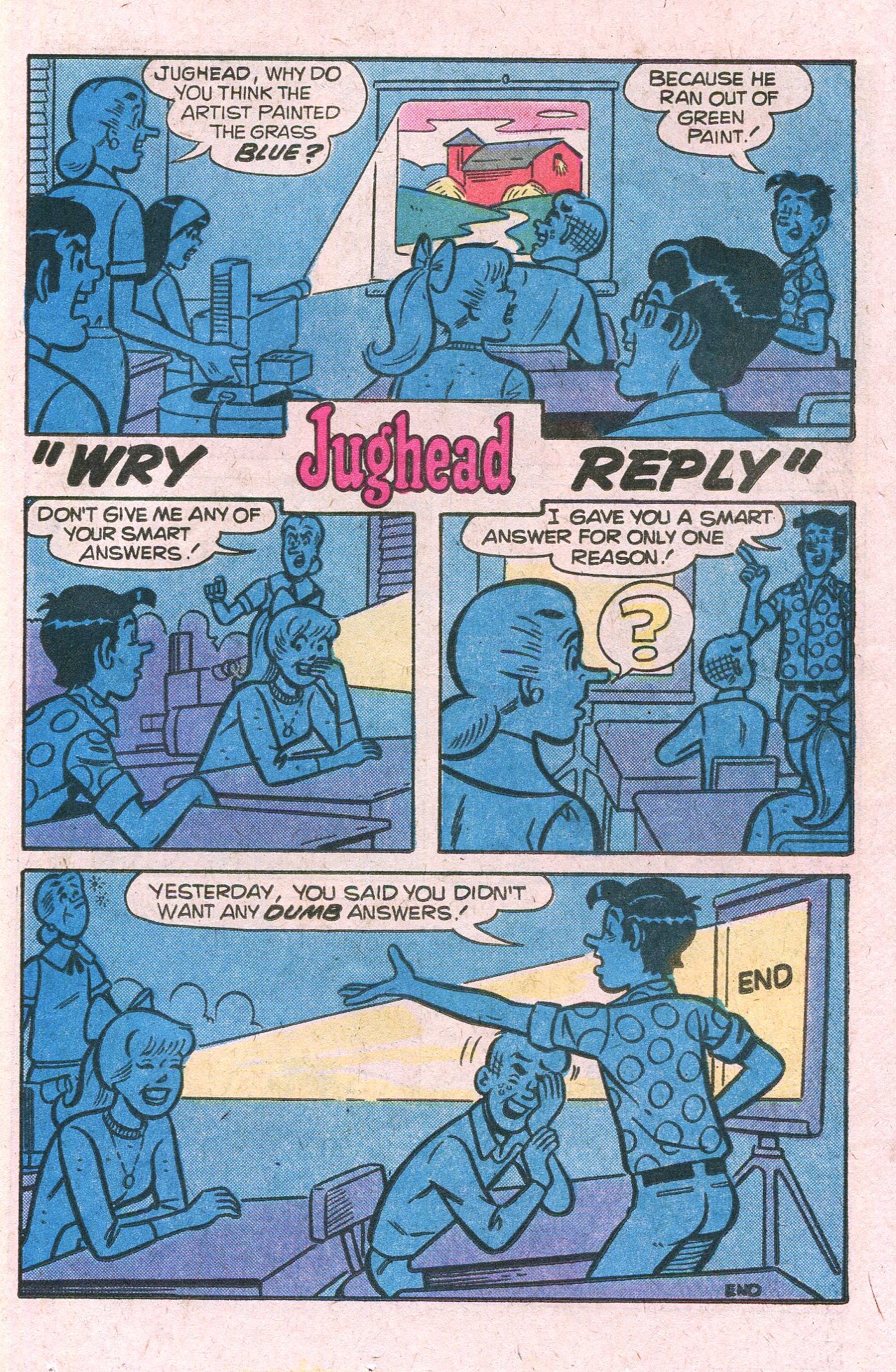 Read online Jughead's Jokes comic -  Issue #64 - 23