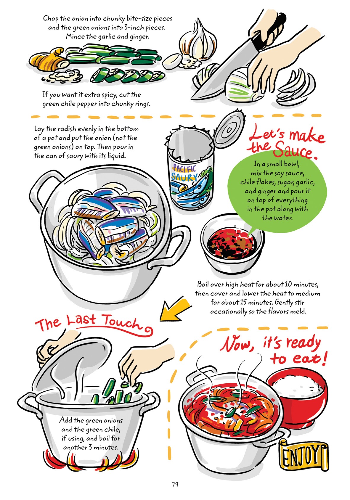 Read online Cook Korean! A Comic Book With Recipes comic -  Issue # TPB (Part 1) - 78
