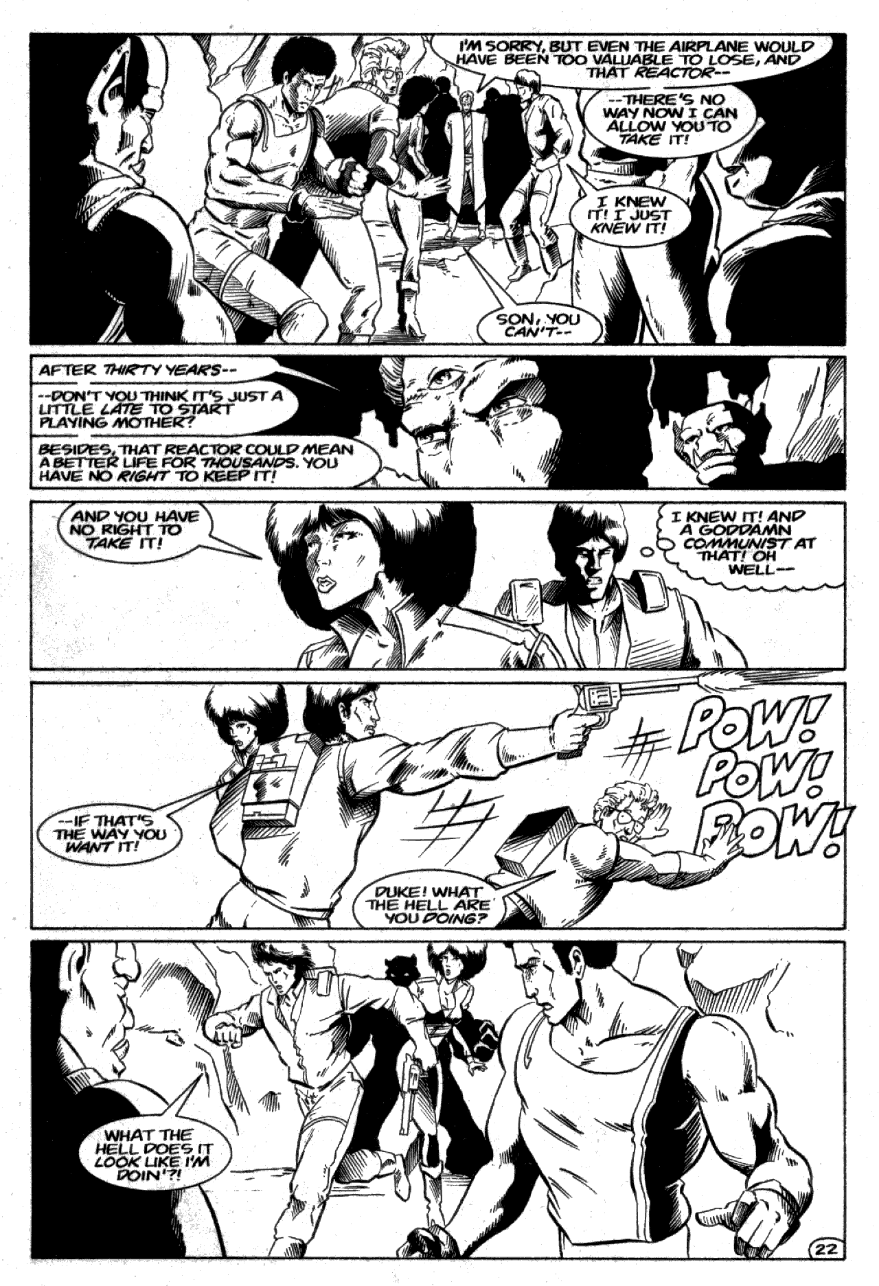 Read online Ex-Mutants (1986) comic -  Issue #5 - 25