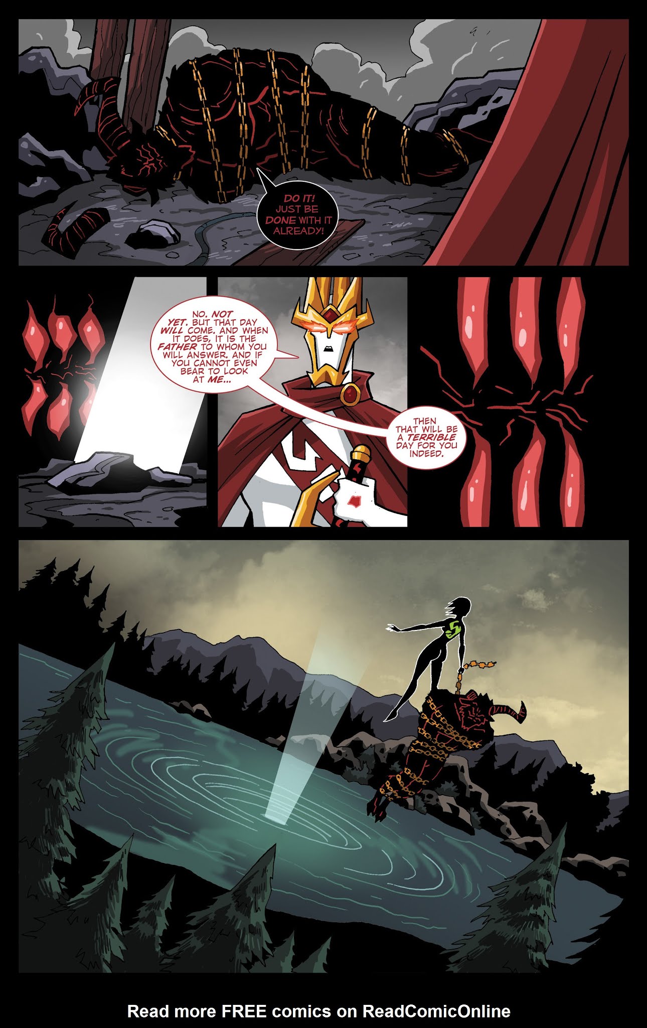 Read online [email protected]: The Blasphemy Throne comic -  Issue #7 - 24
