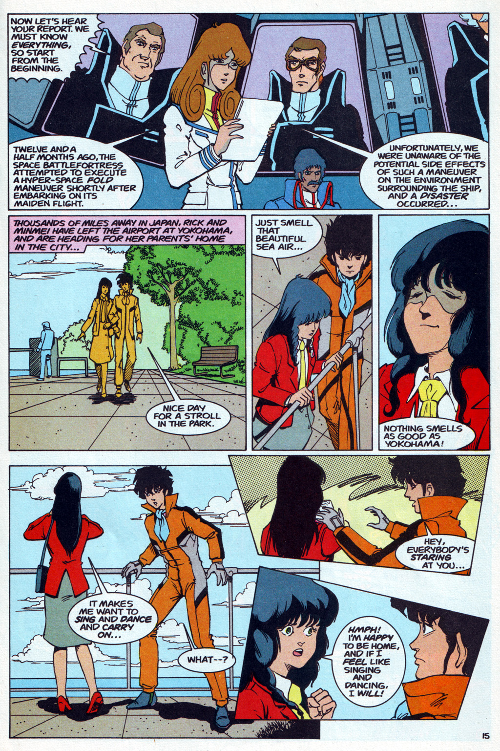 Read online Robotech The Macross Saga comic -  Issue #15 - 16