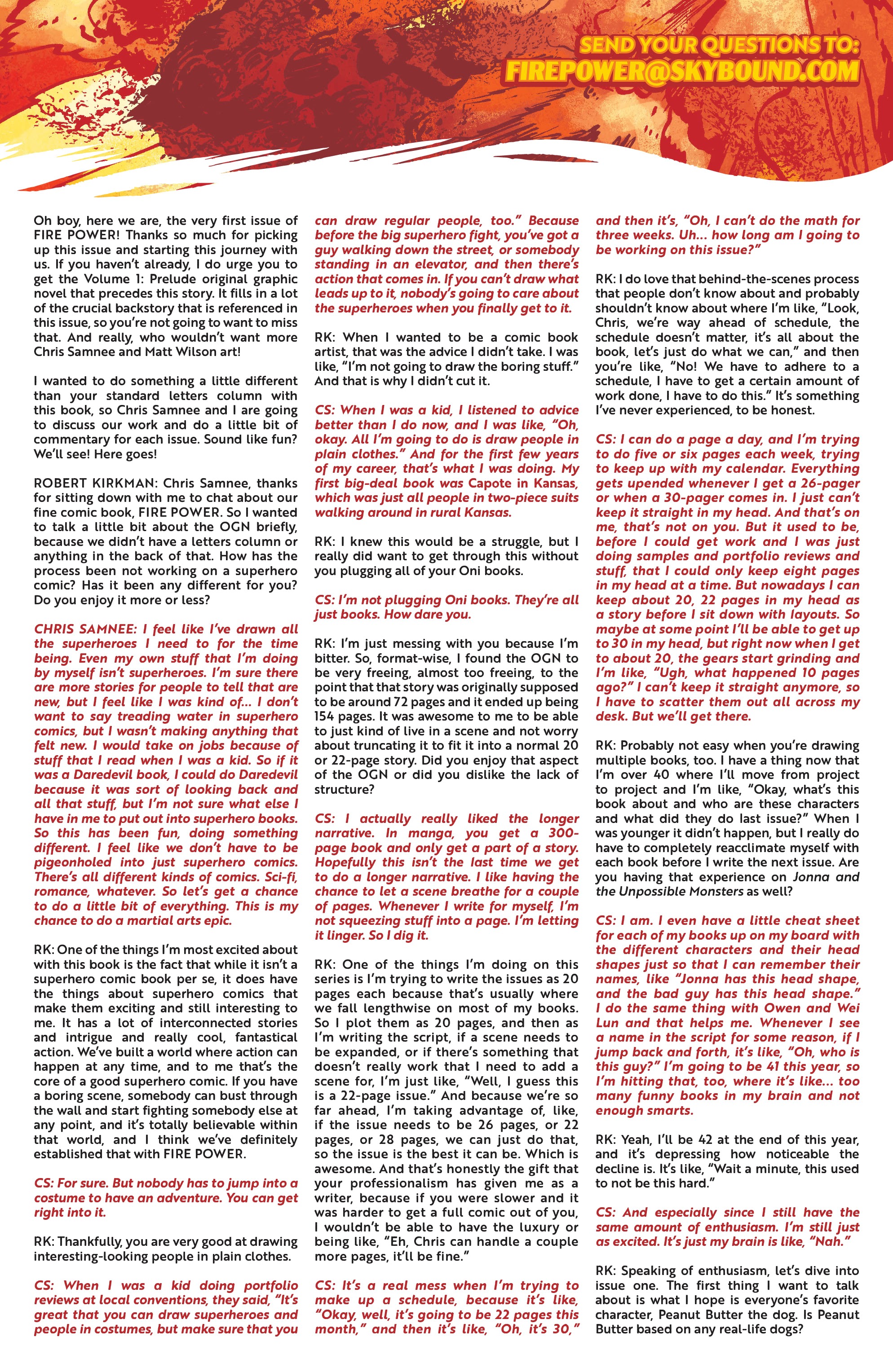 Read online Fire Power comic -  Issue #1 - 32