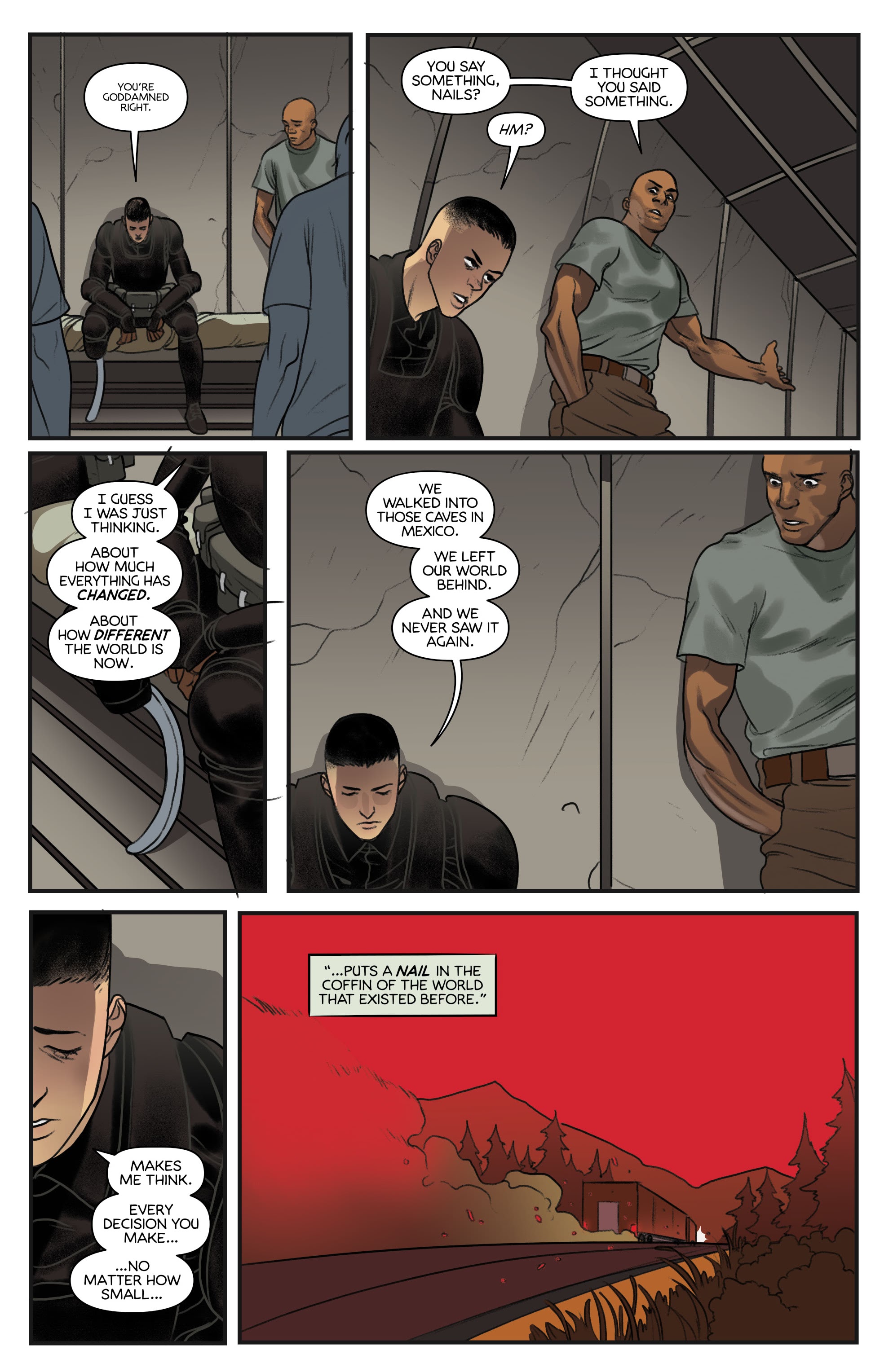 Read online Unearth comic -  Issue #8 - 9