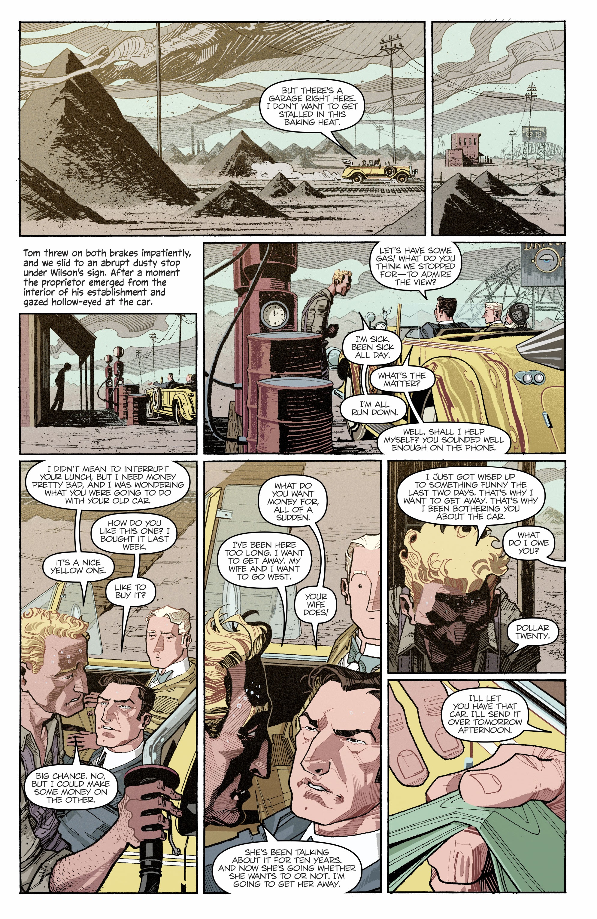 Read online The Great Gatsby comic -  Issue #5 - 14