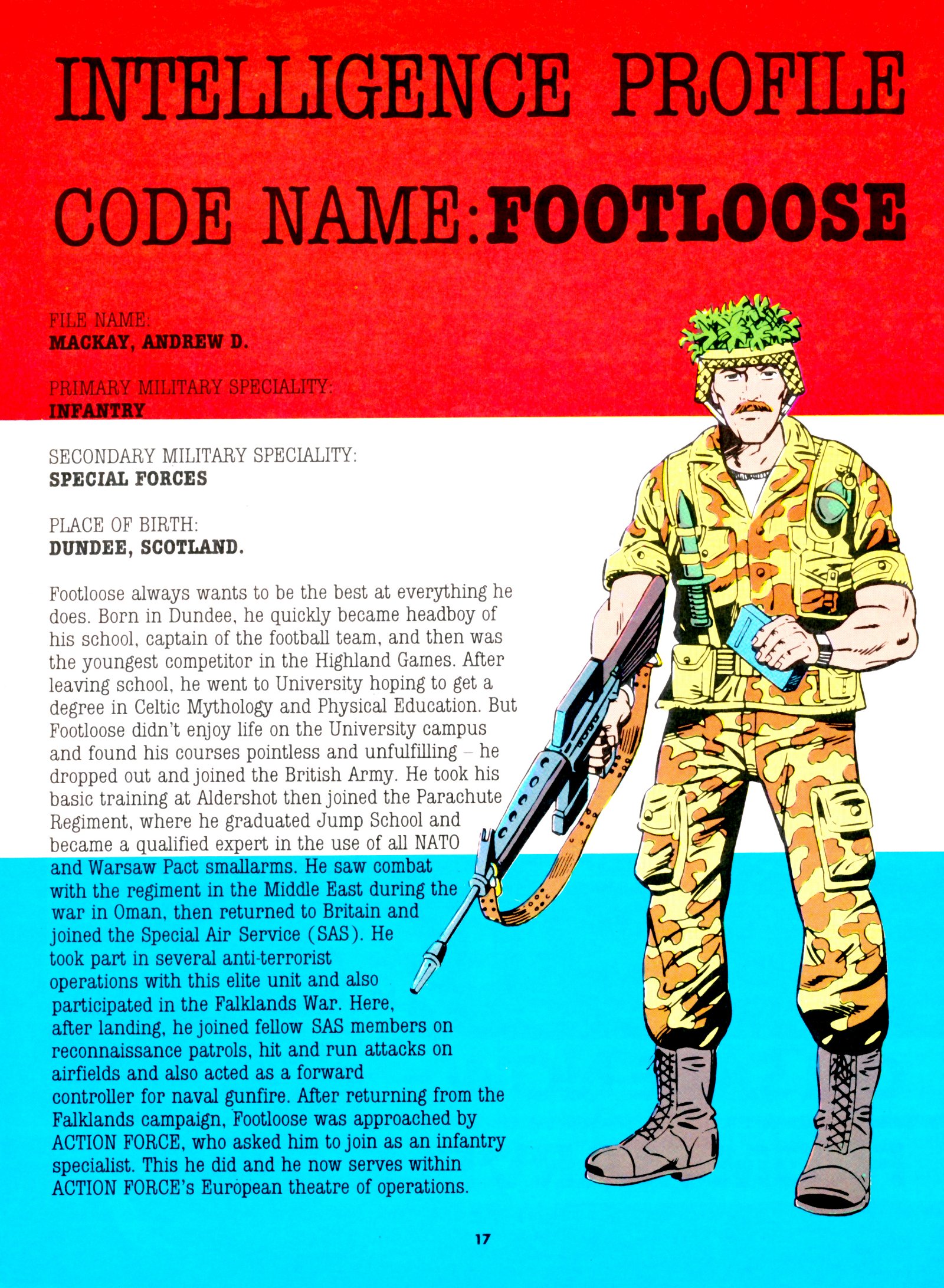 Read online Action Force comic -  Issue #48 - 17