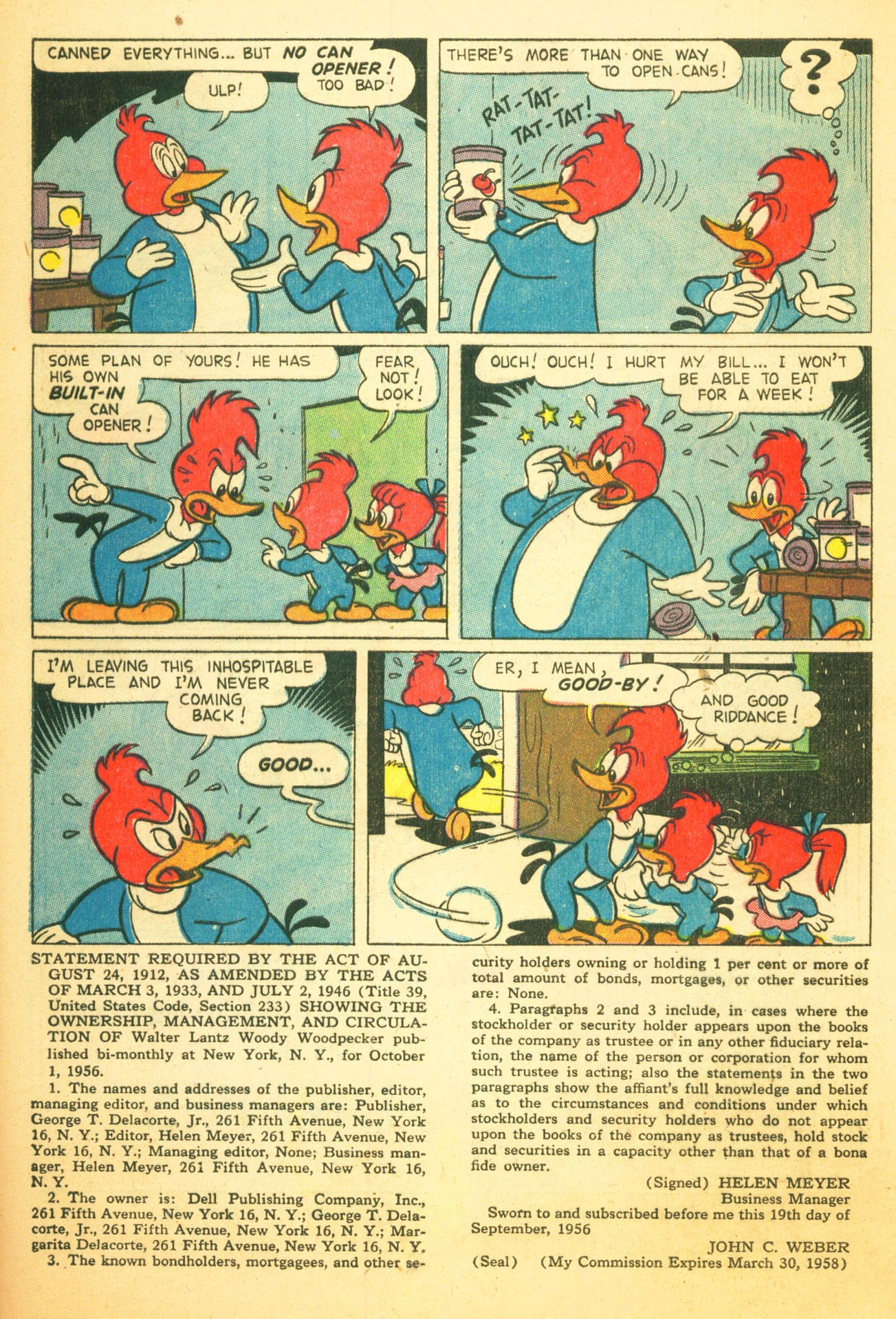 Read online Walter Lantz Woody Woodpecker (1952) comic -  Issue #42 - 33