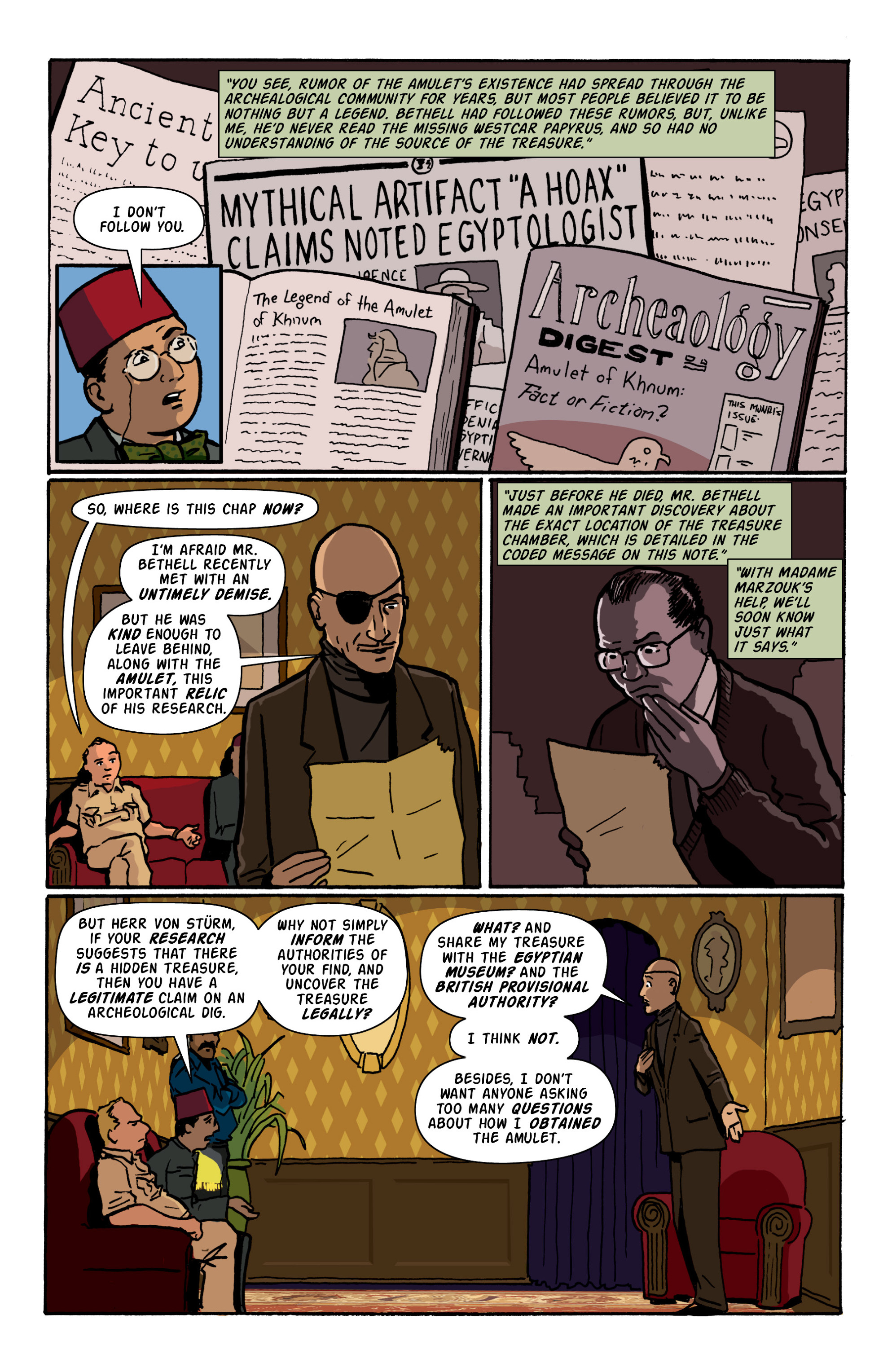 Read online Rocket Robinson and the Pharaoh's Fortune comic -  Issue # TPB (Part 2) - 13
