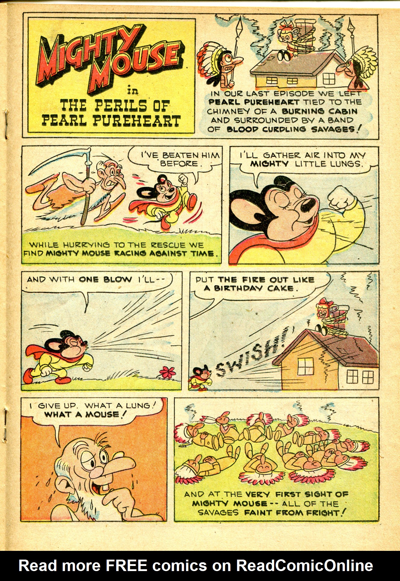 Read online Paul Terry's Mighty Mouse Comics comic -  Issue #63 - 19