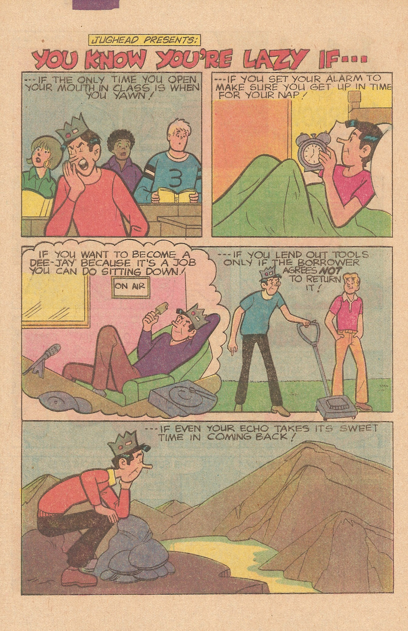 Read online Jughead's Jokes comic -  Issue #72 - 32