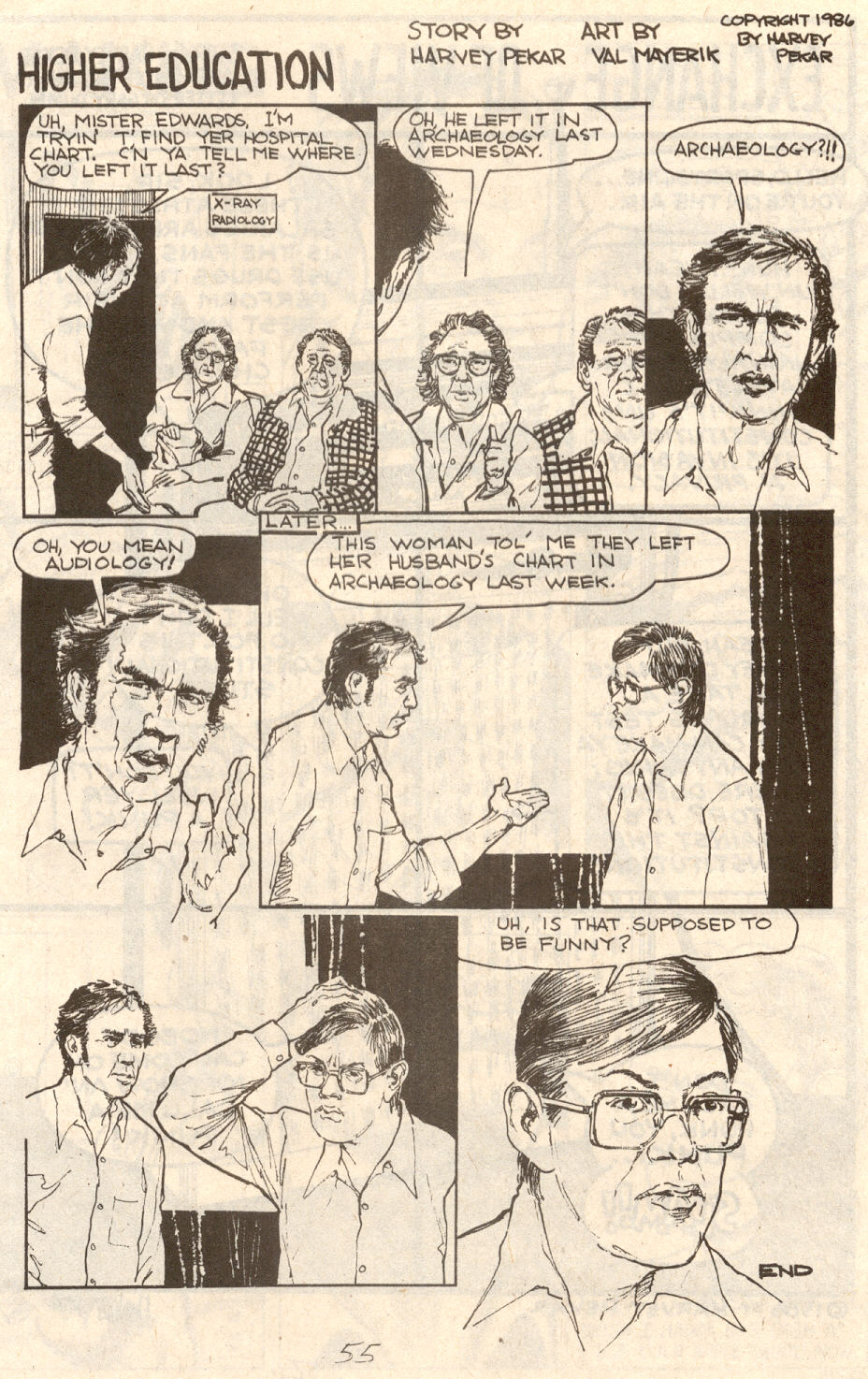 Read online American Splendor (1976) comic -  Issue #11 - 58