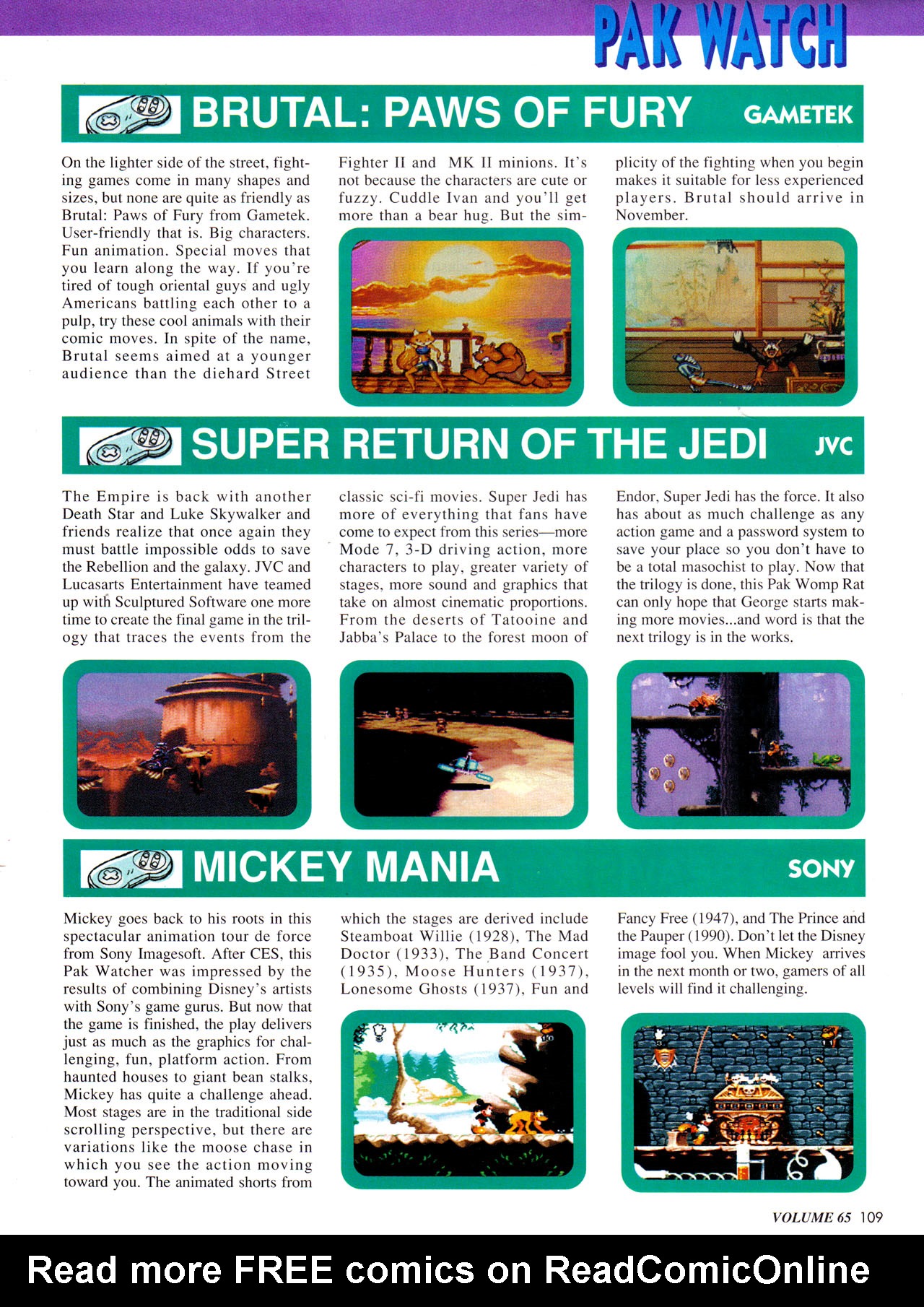 Read online Nintendo Power comic -  Issue #65 - 118