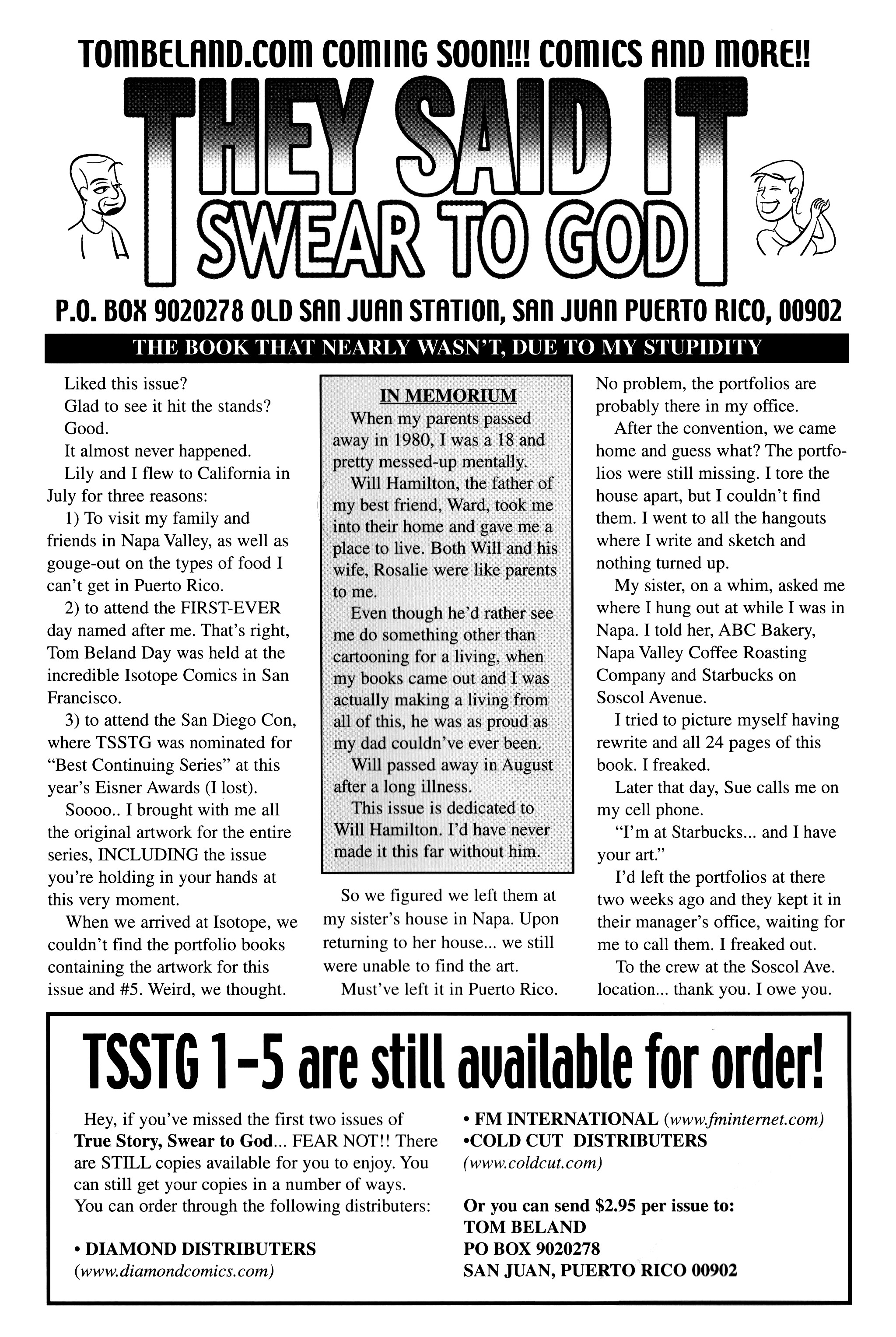 Read online True Story Swear To God (2000) comic -  Issue #6 - 26