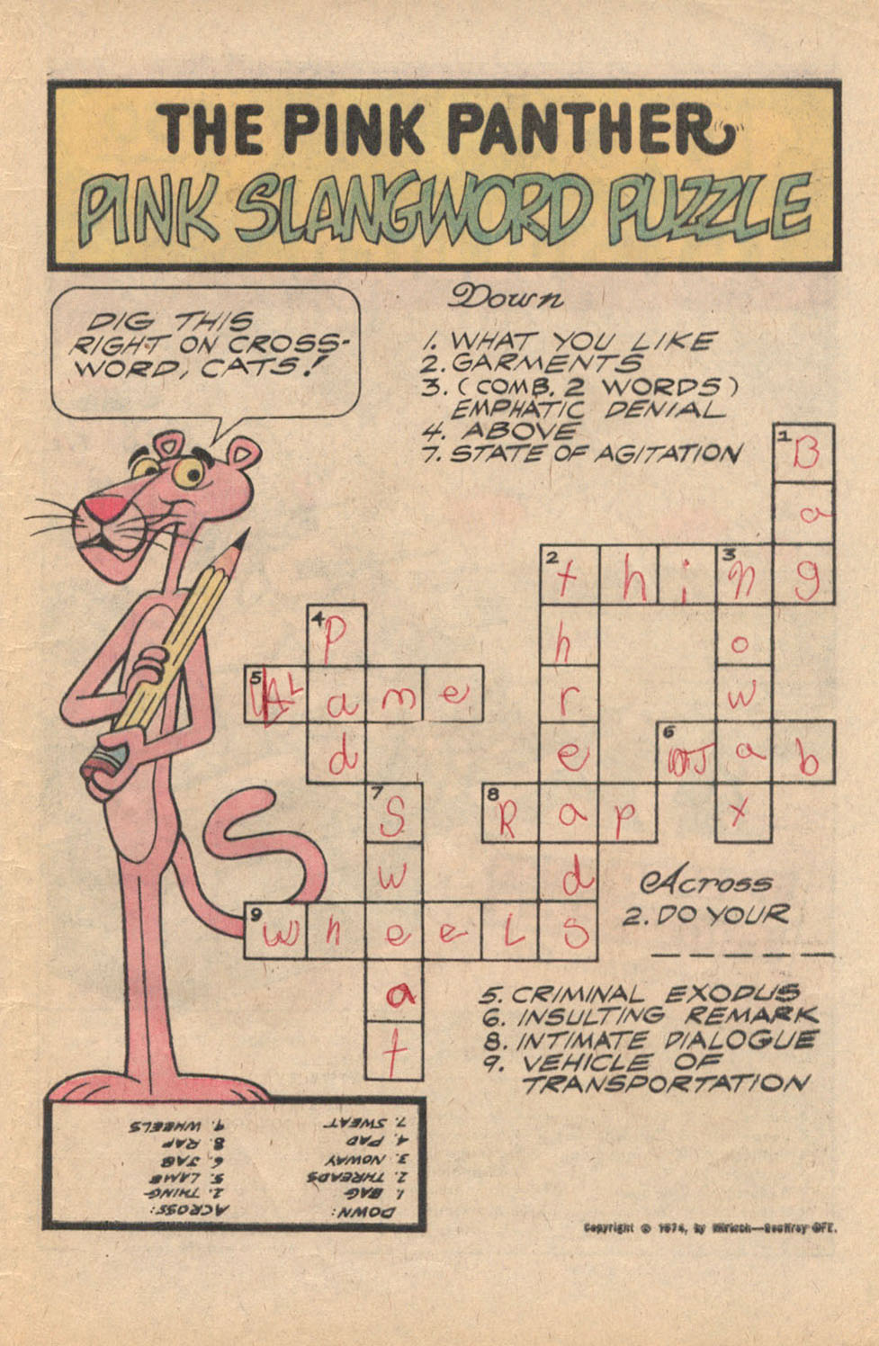 Read online The Pink Panther (1971) comic -  Issue #37 - 33