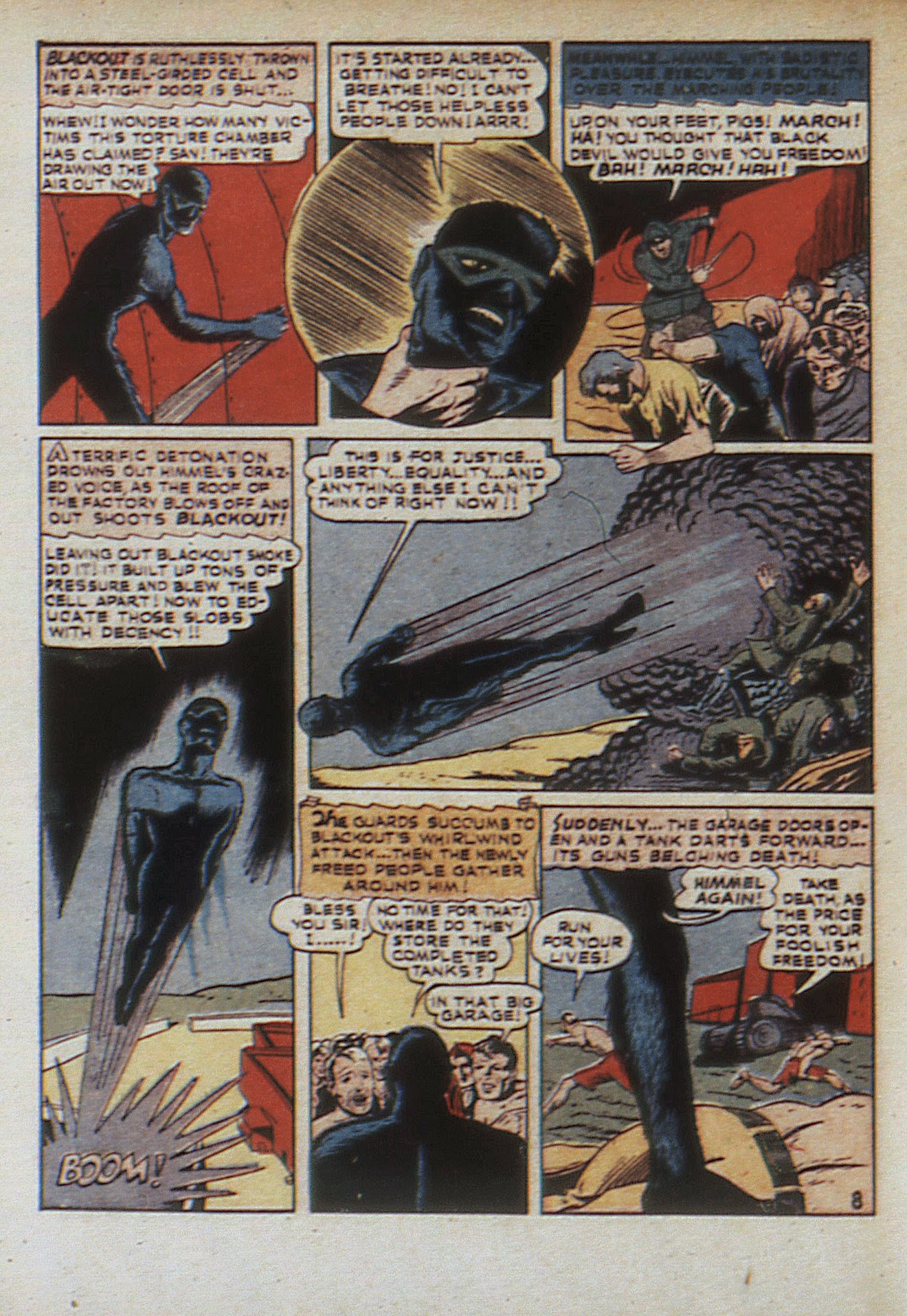 Read online Captain Battle Comics comic -  Issue #1 - 64