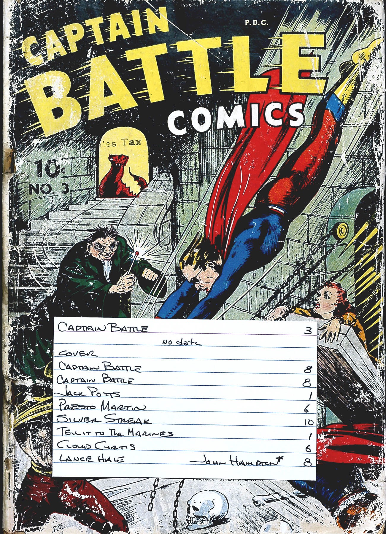 Read online Captain Battle Comics comic -  Issue #3 - 56
