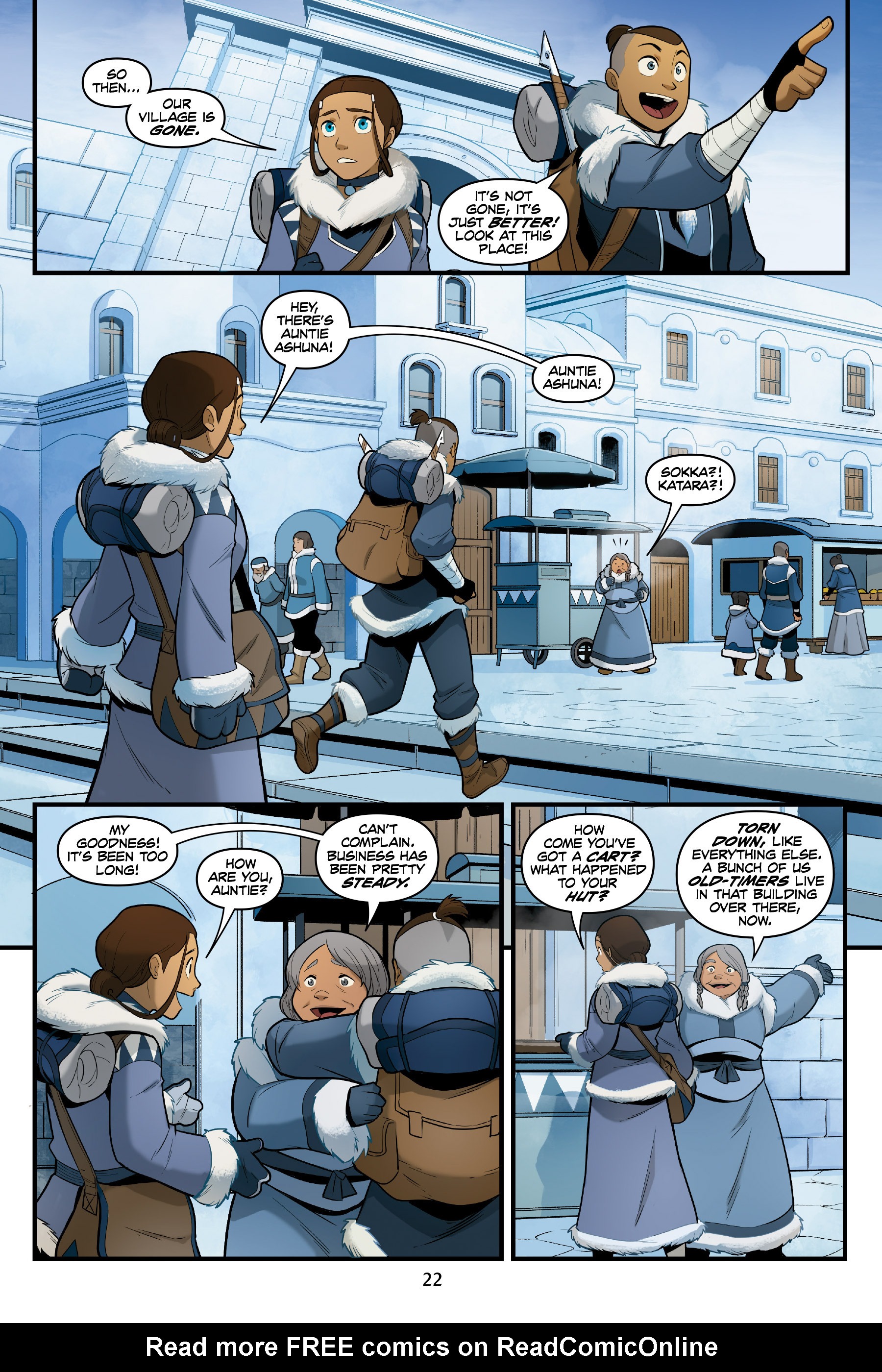 Read online Nickelodeon Avatar: The Last Airbender - North and South comic -  Issue #1 - 22