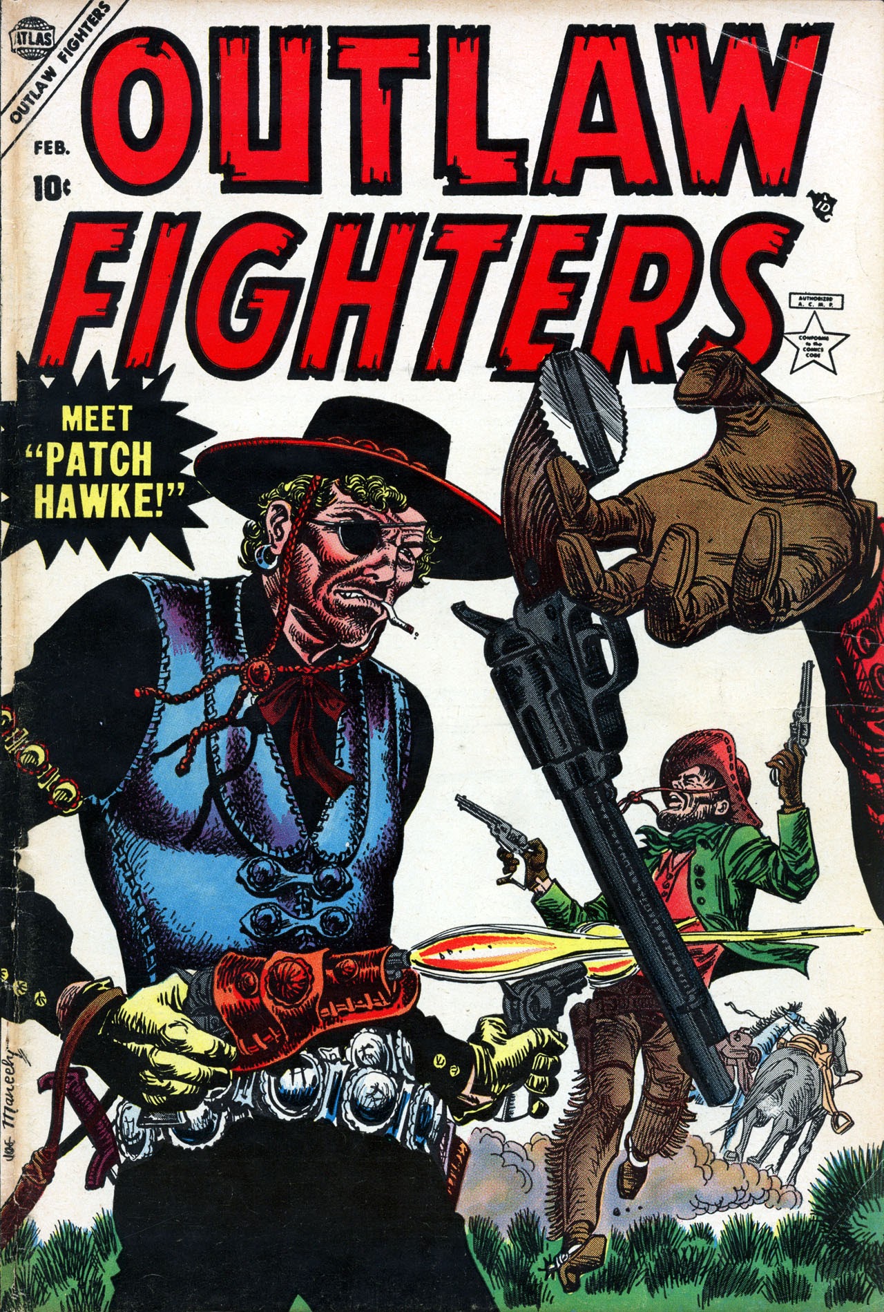 Read online Outlaw Fighters comic -  Issue #4 - 1