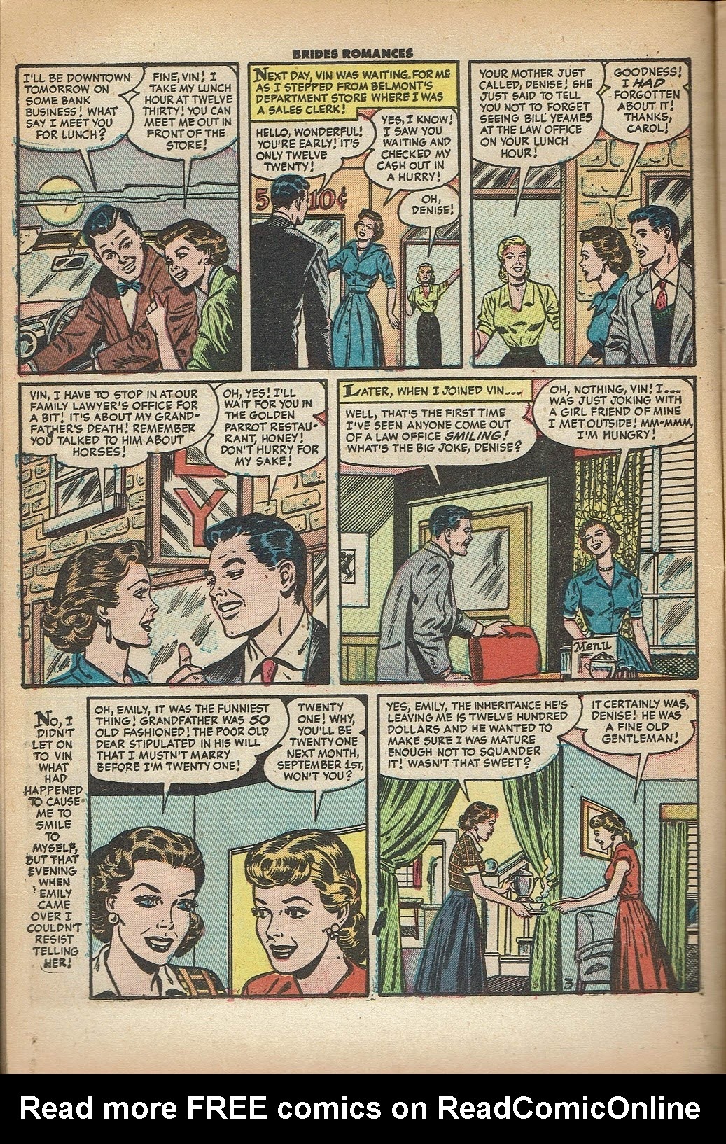 Read online Brides Romances comic -  Issue #8 - 14