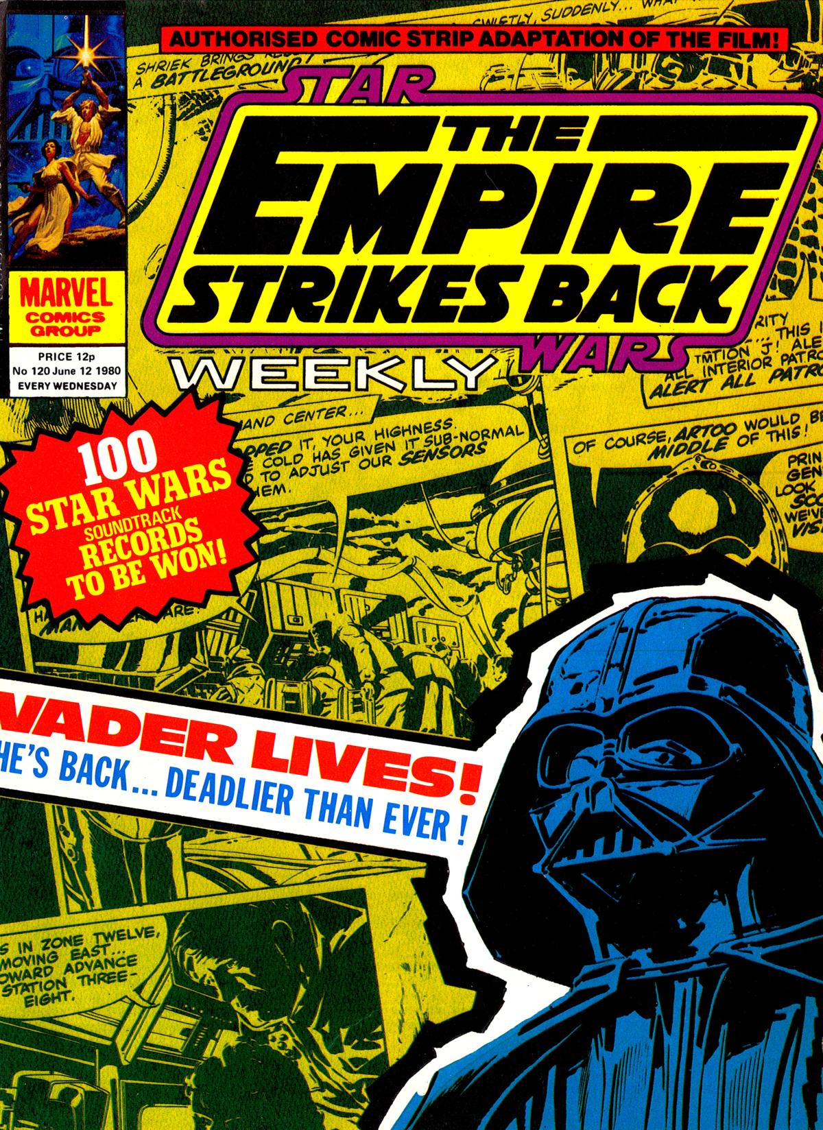 Read online Star Wars Weekly: The Empire Strikes Back comic -  Issue #120 - 1