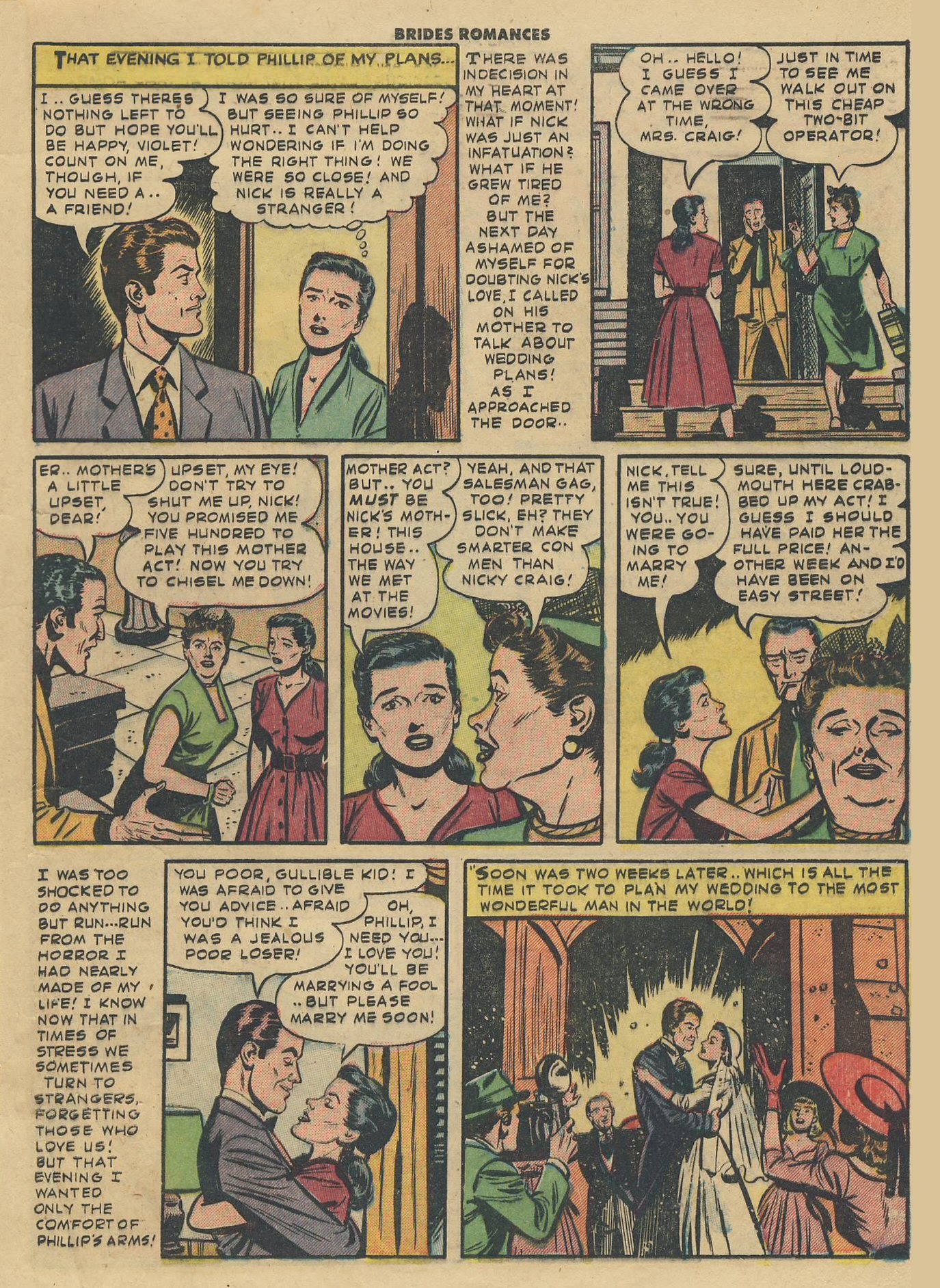 Read online Brides Romances comic -  Issue #3 - 17