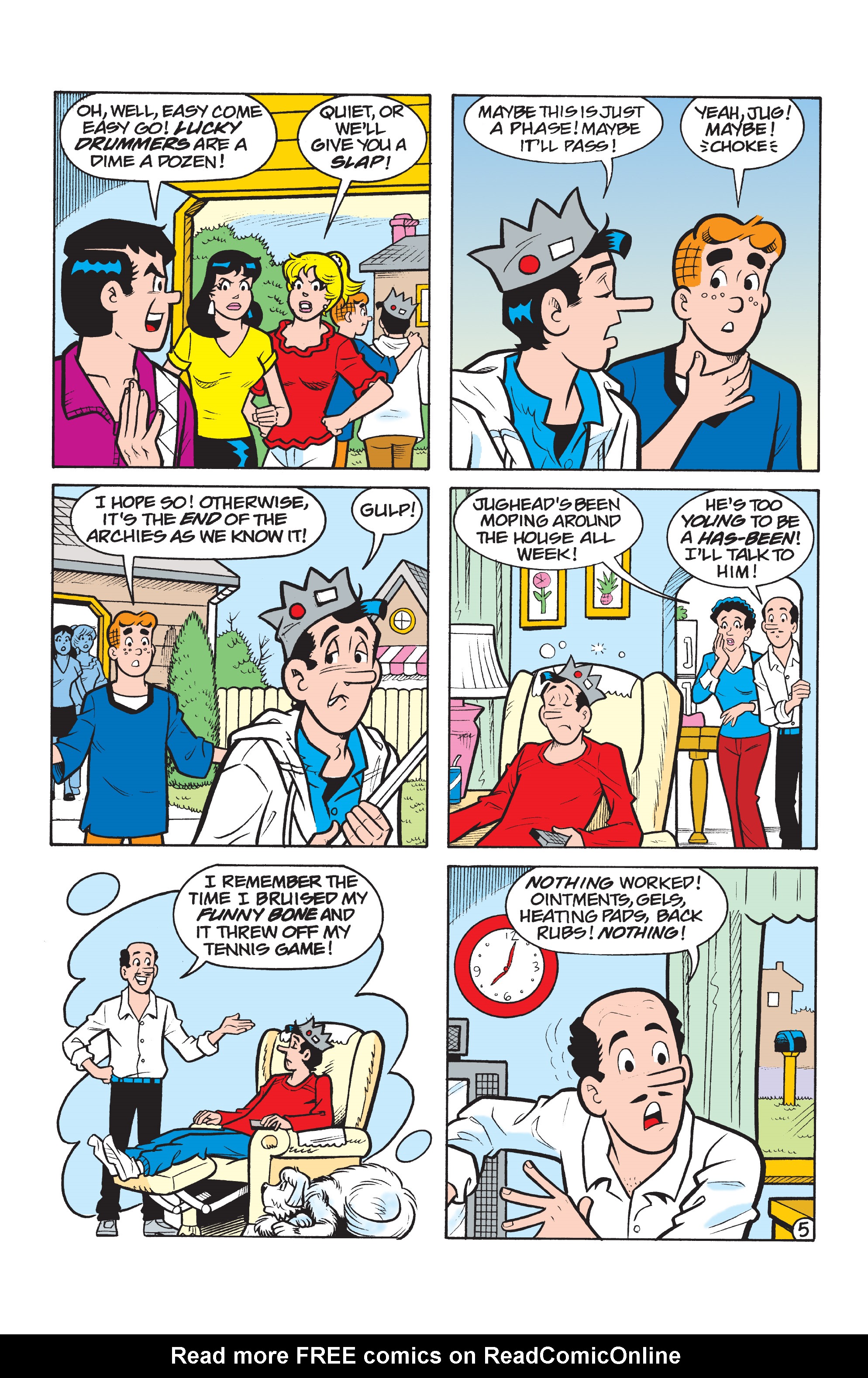 Read online Archie's Pal Jughead Comics comic -  Issue #161 - 6