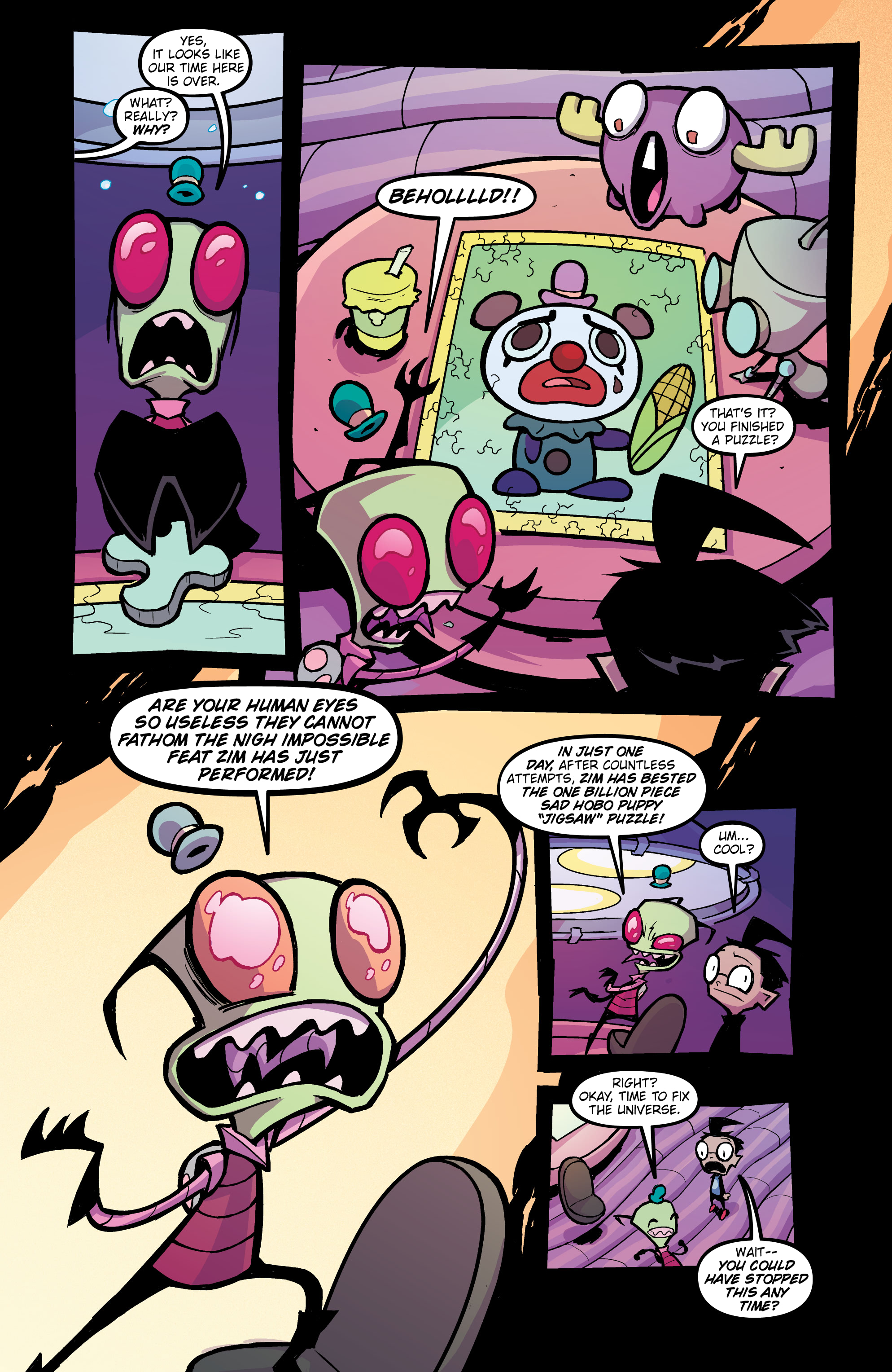 Read online Invader Zim: The Dookie Loop Horror comic -  Issue # Full - 32