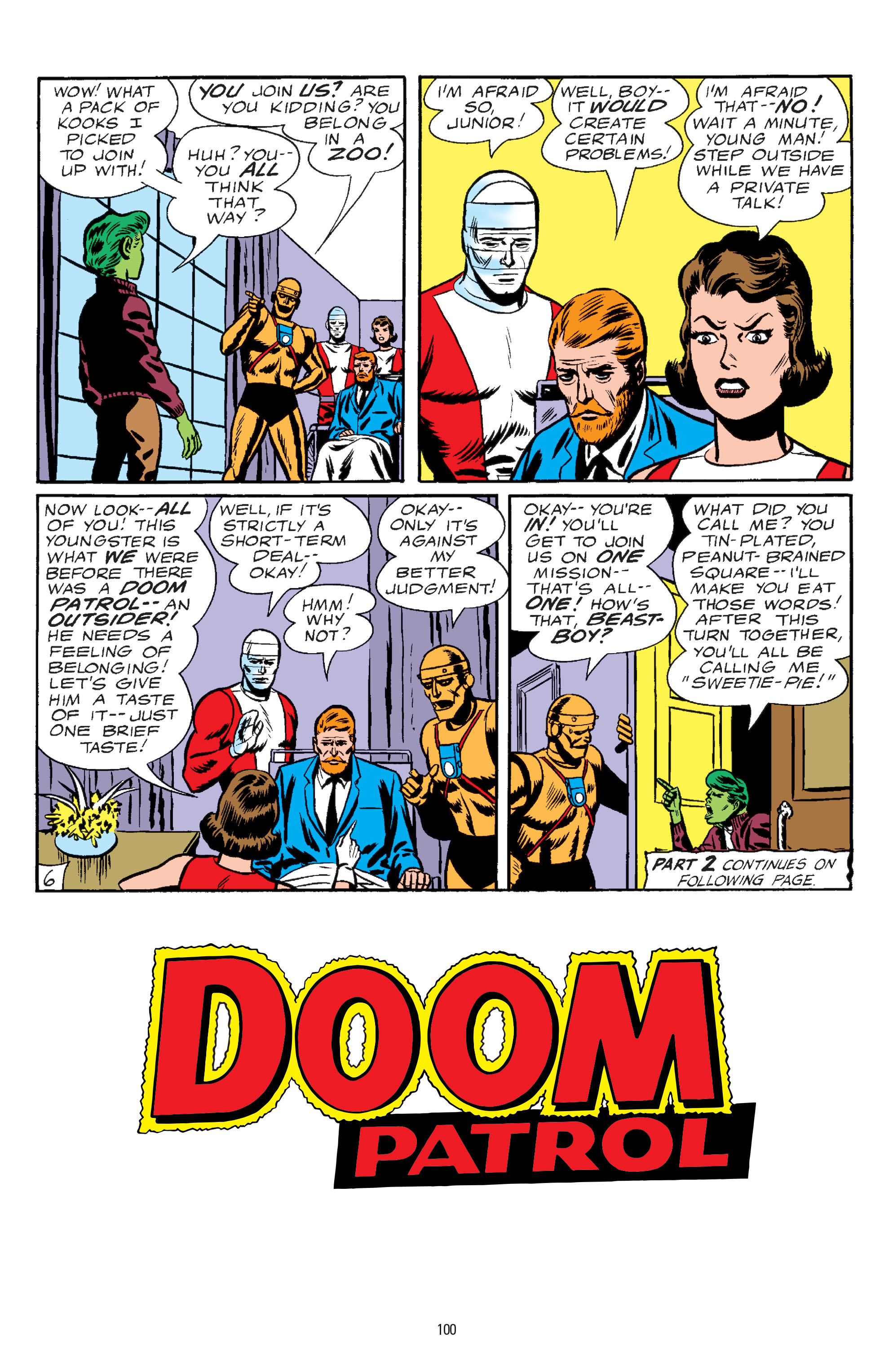 Read online Doom Patrol: The Silver Age comic -  Issue # TPB 2 (Part 1) - 100