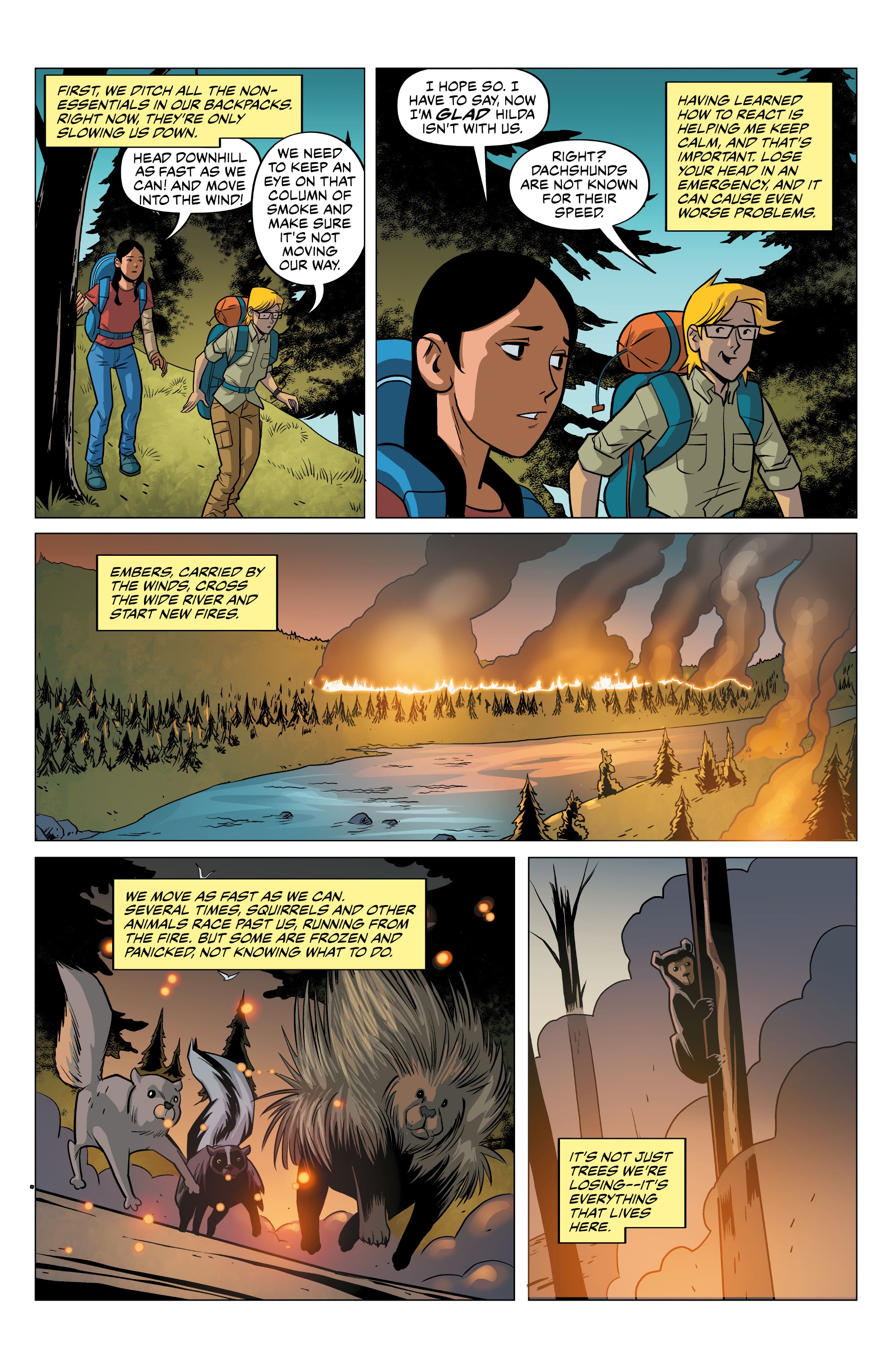 Read online Without Warning! comic -  Issue # Wildfire Safety - 7