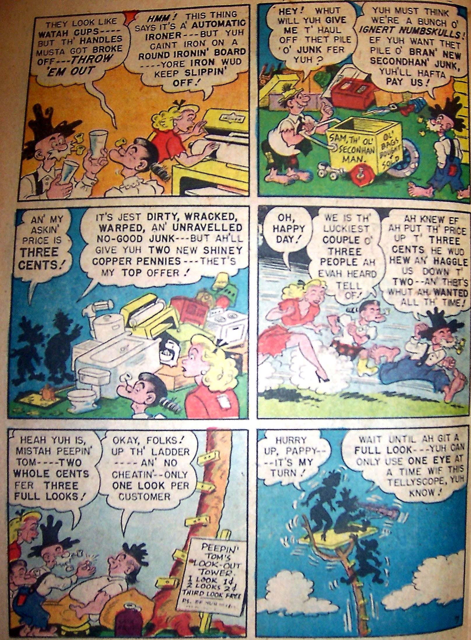 Read online Babe (1948) comic -  Issue #9 - 38