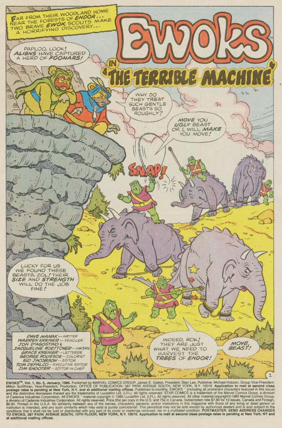 Read online Ewoks (1987) comic -  Issue #5 - 3