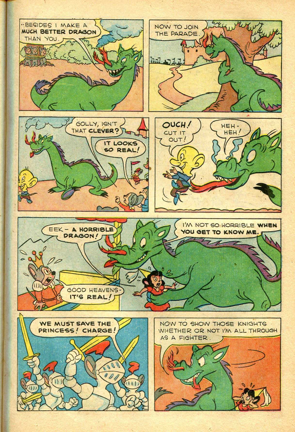 Read online Paul Terry's Mighty Mouse Comics comic -  Issue #43 - 47