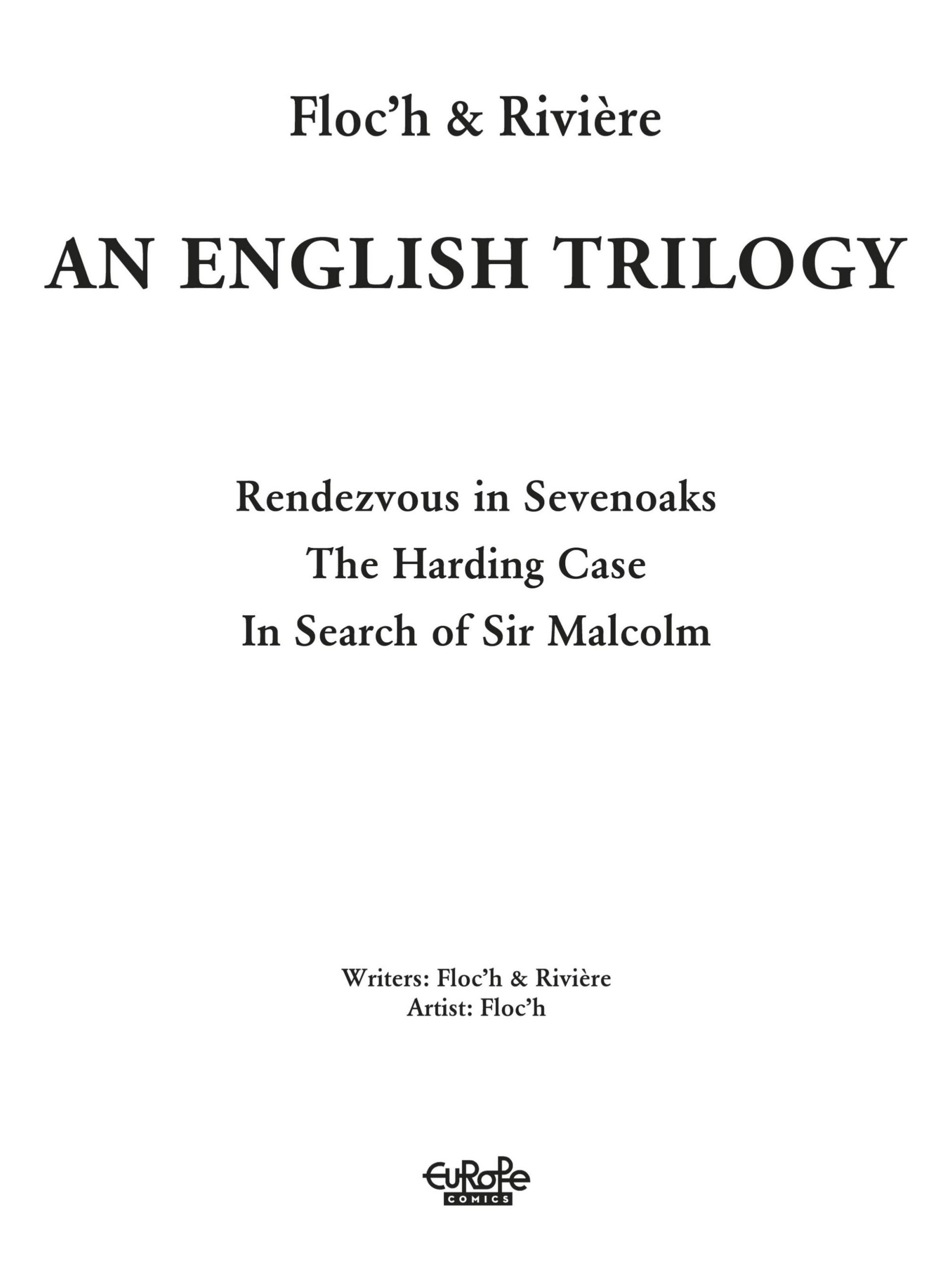 Read online An English Trilogy comic -  Issue # TPB (Part 1) - 2