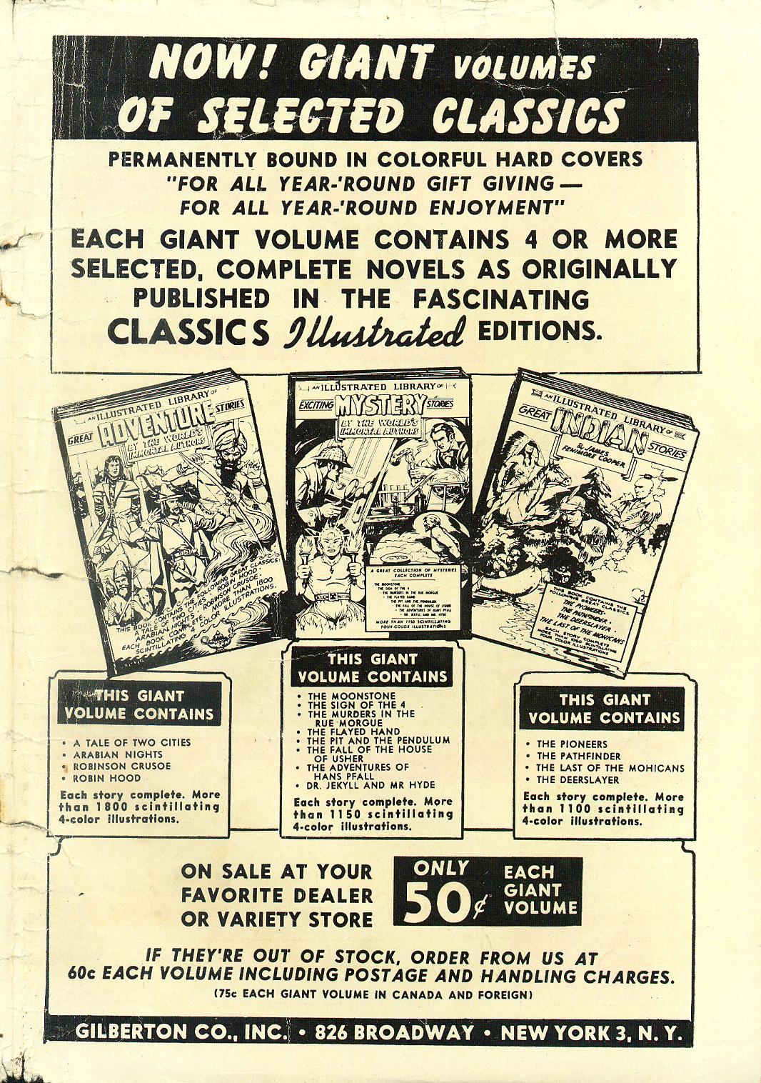Read online Classics Illustrated comic -  Issue #60 - 51