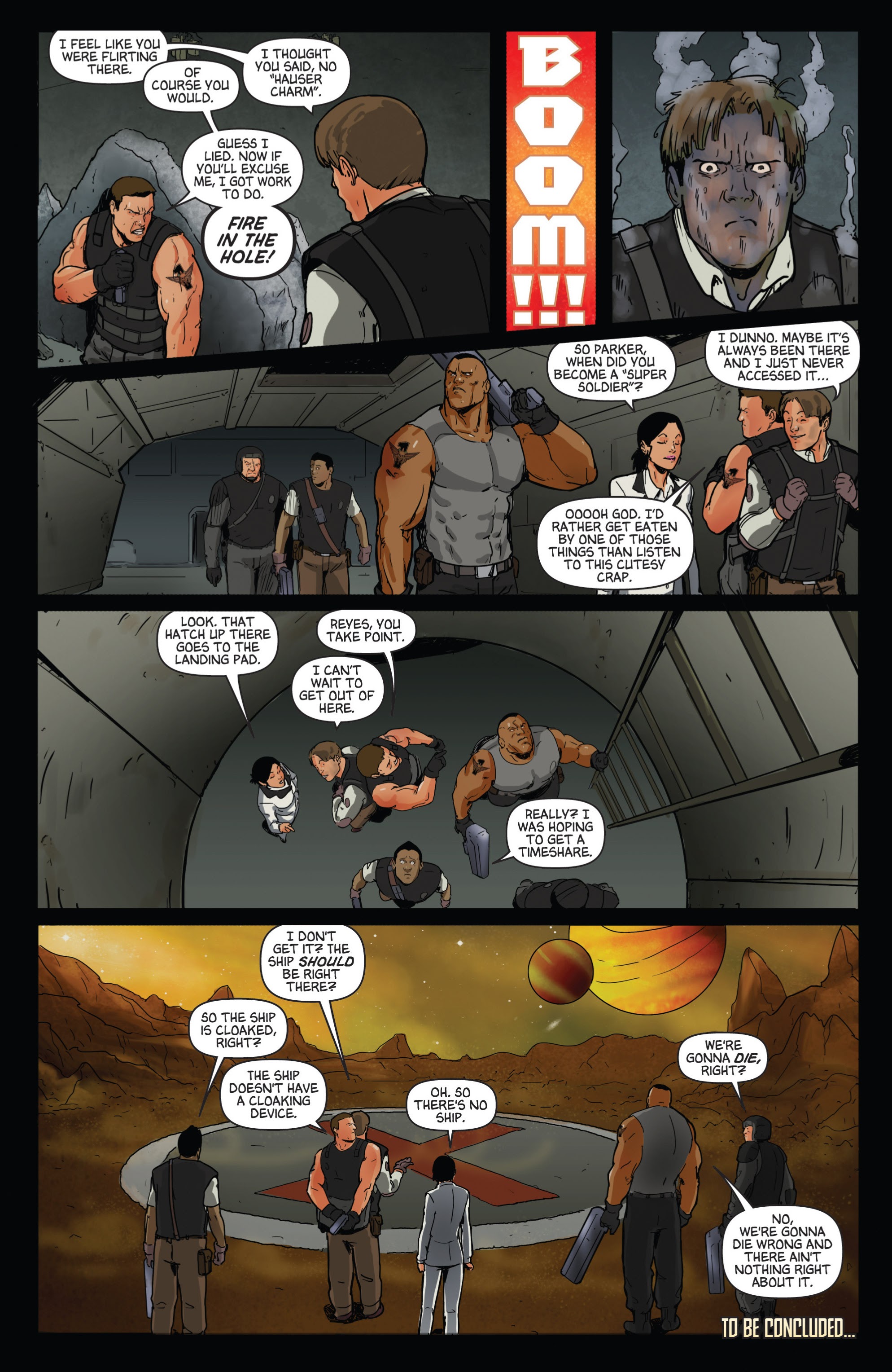 Read online Aliens vs. Parker comic -  Issue #3 - 24