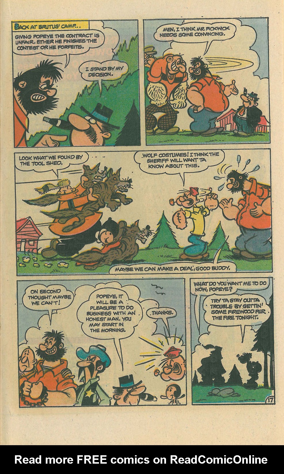 Read online Popeye (1948) comic -  Issue #126 - 21