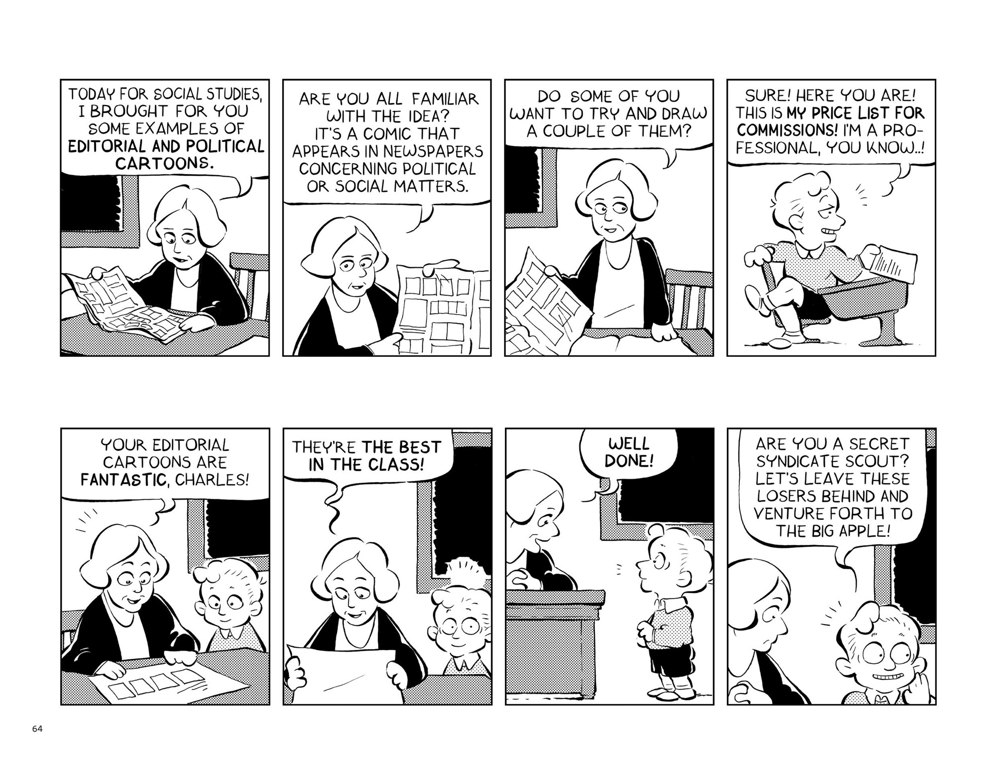 Read online Funny Things: A Comic Strip Biography of Charles M. Schulz comic -  Issue # TPB (Part 1) - 67