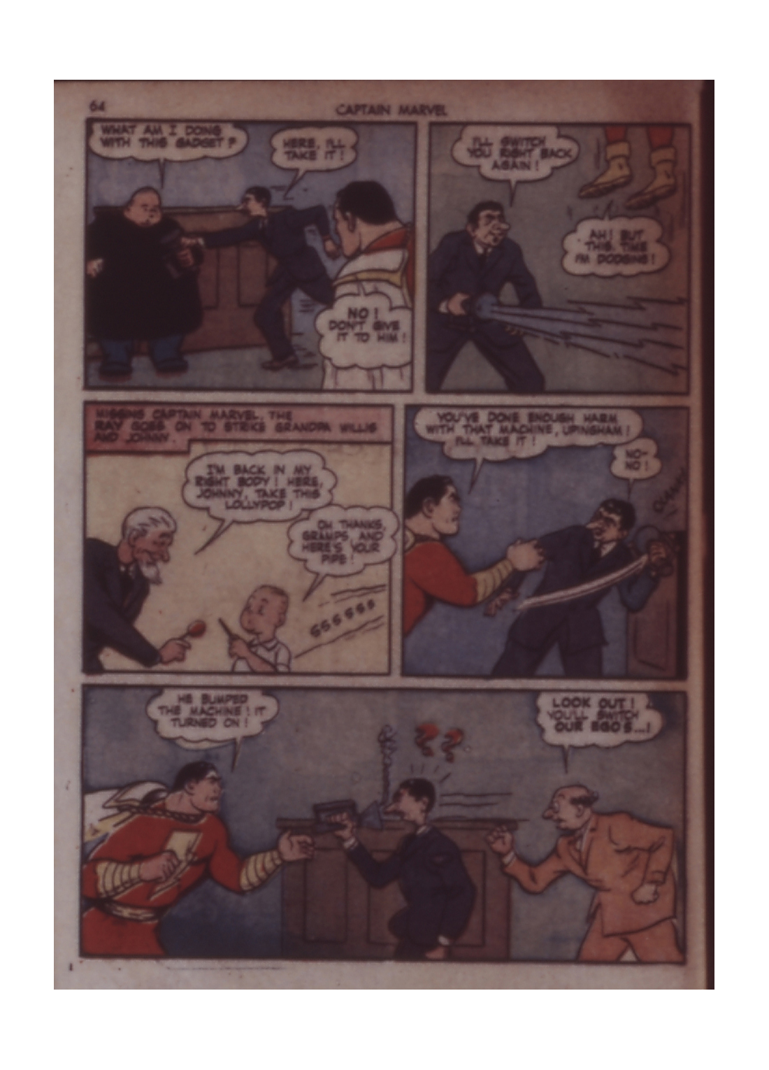 Read online Captain Marvel Adventures comic -  Issue #19 - 64