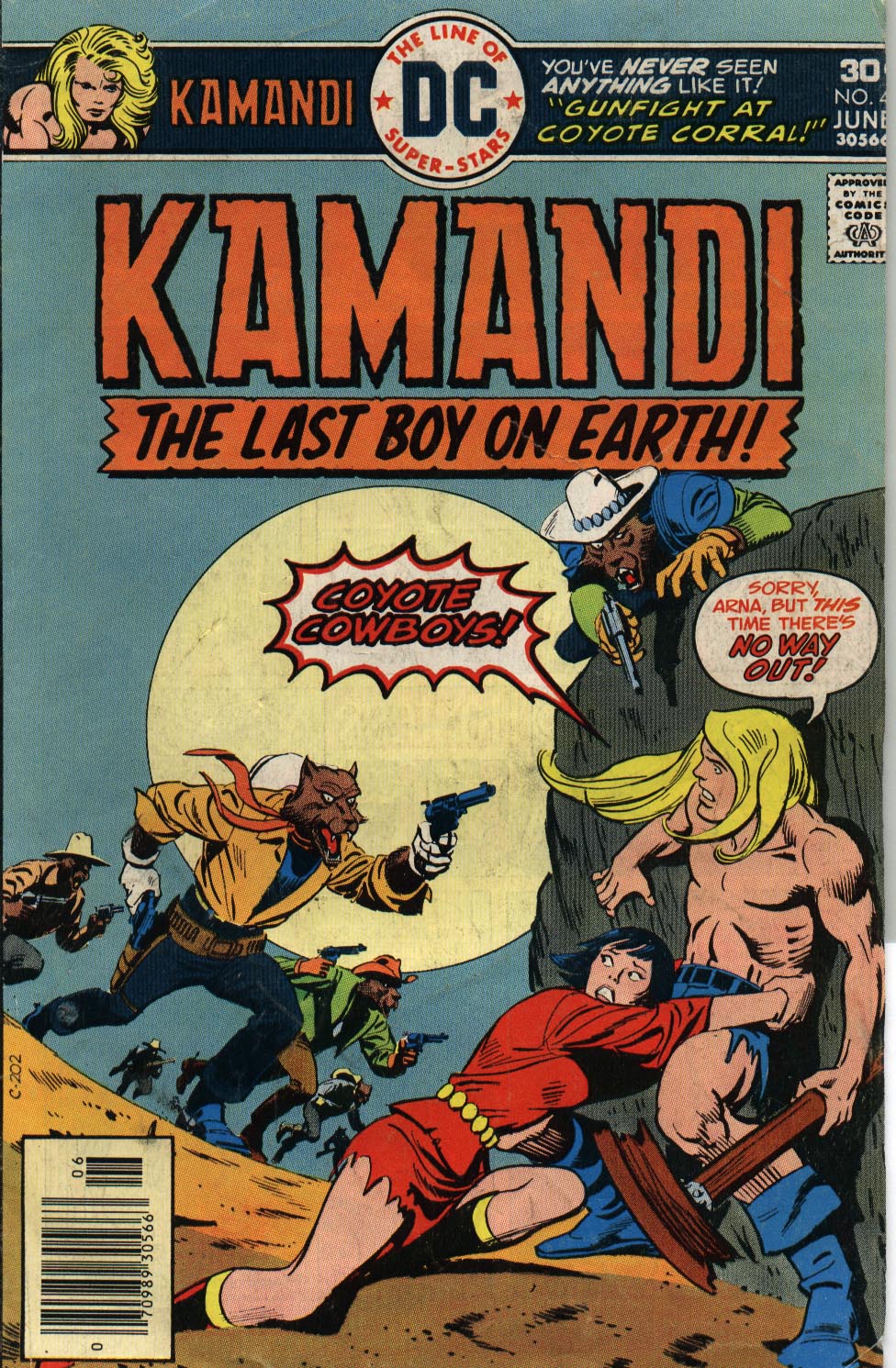 Read online Kamandi, The Last Boy On Earth comic -  Issue #42 - 1