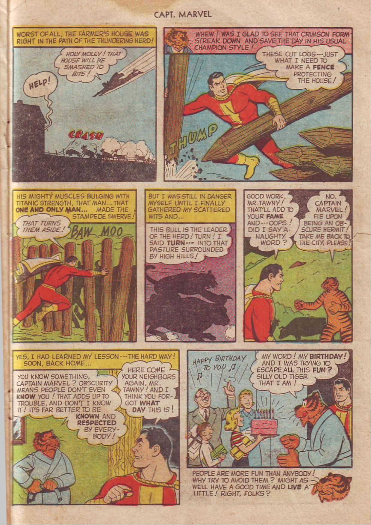 Read online Captain Marvel Adventures comic -  Issue #149 - 23