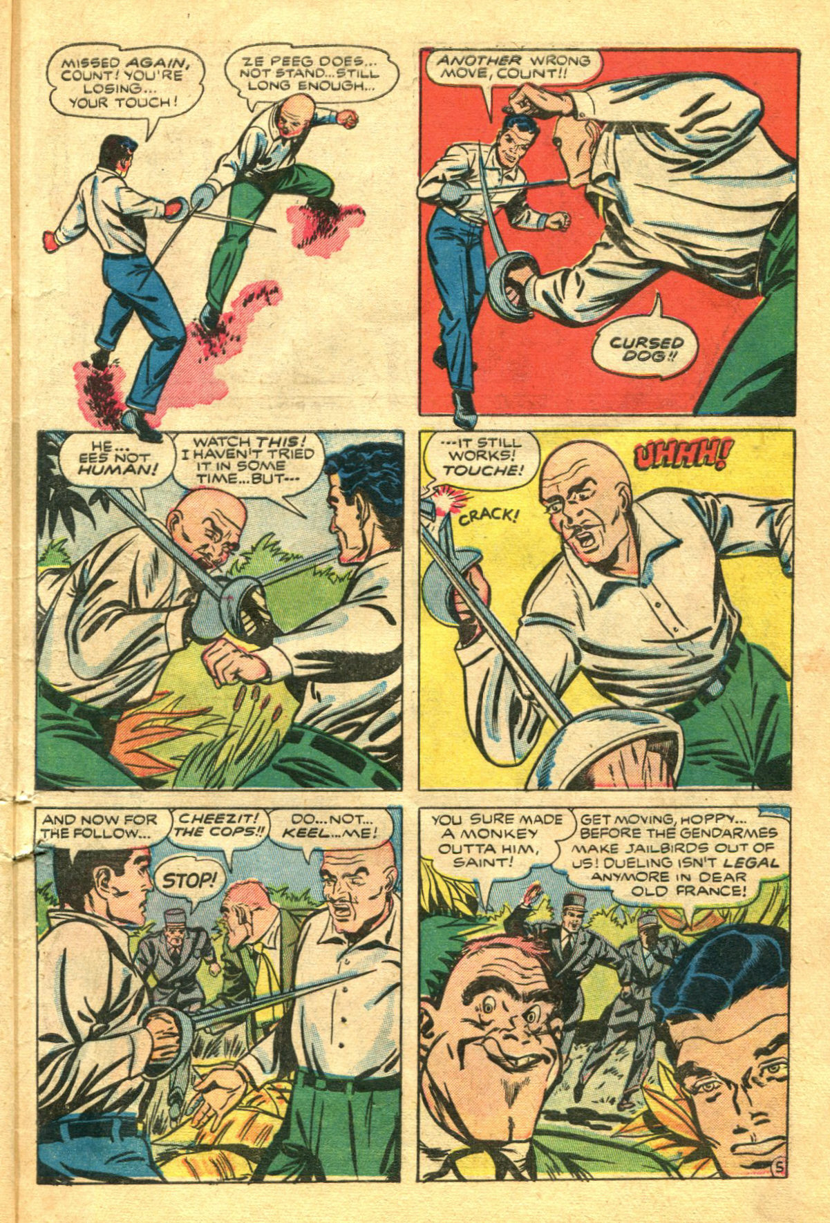 Read online The Saint (1947) comic -  Issue #7 - 7