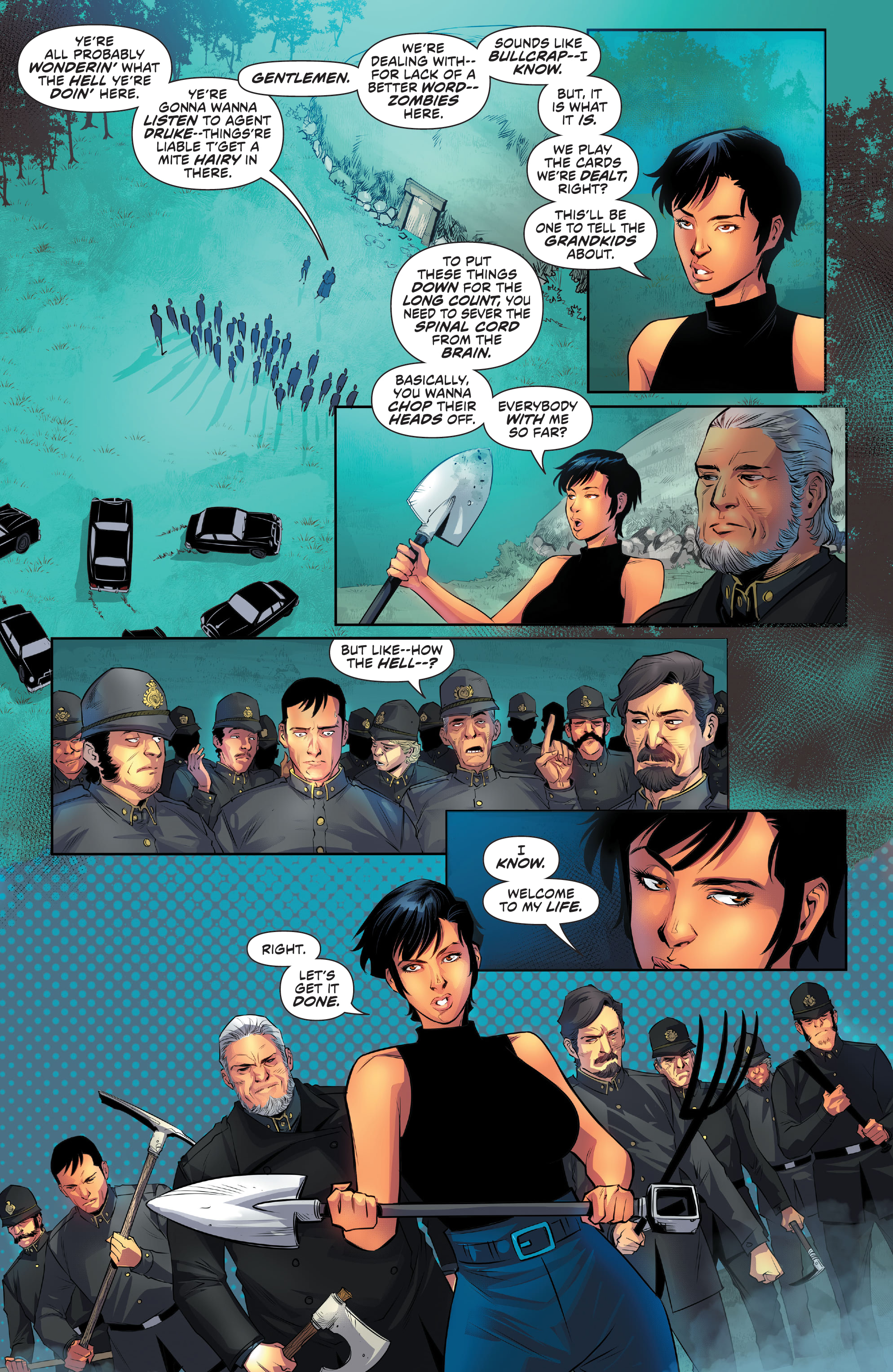 Read online Bettie Page & The Curse of the Banshee comic -  Issue #5 - 17