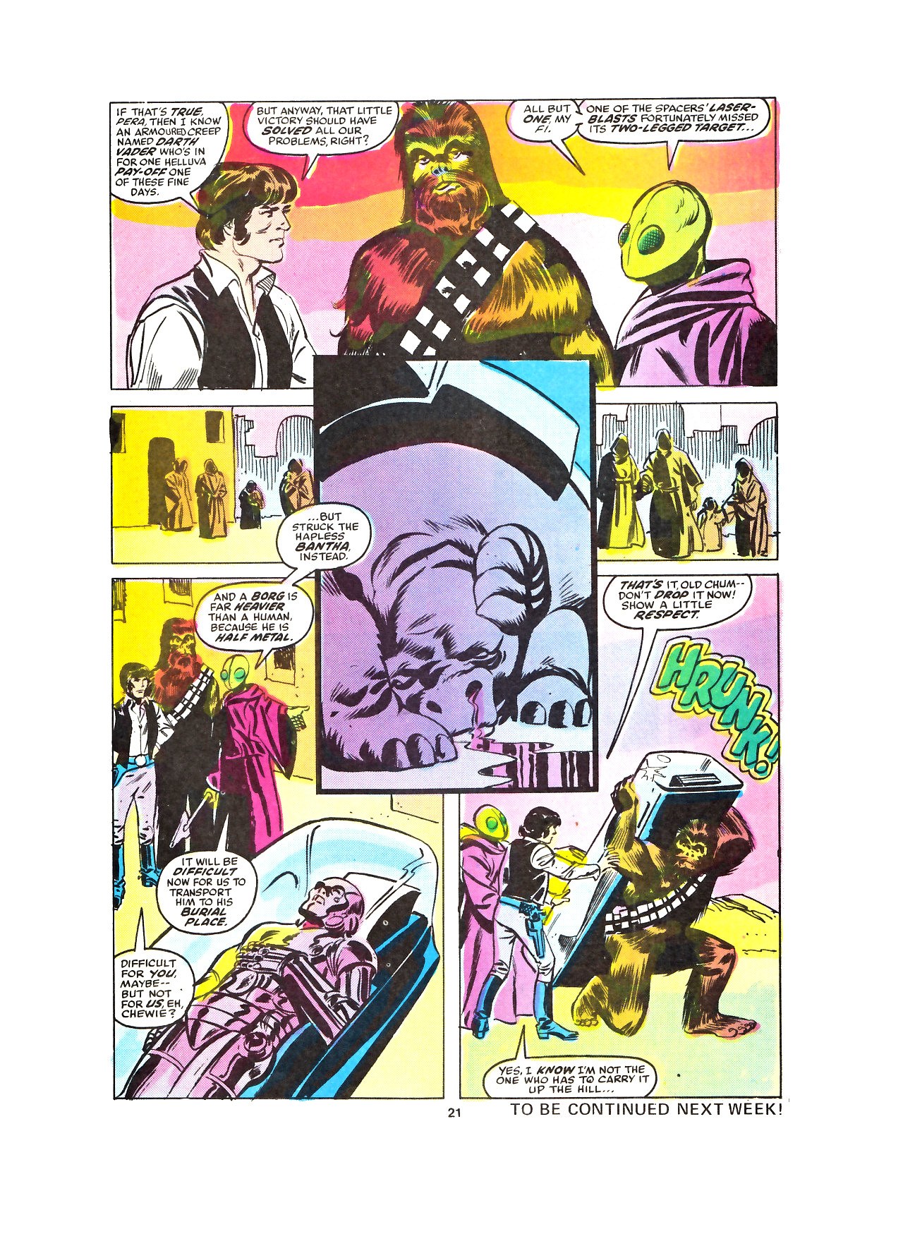 Read online Return of the Jedi comic -  Issue #20 - 21