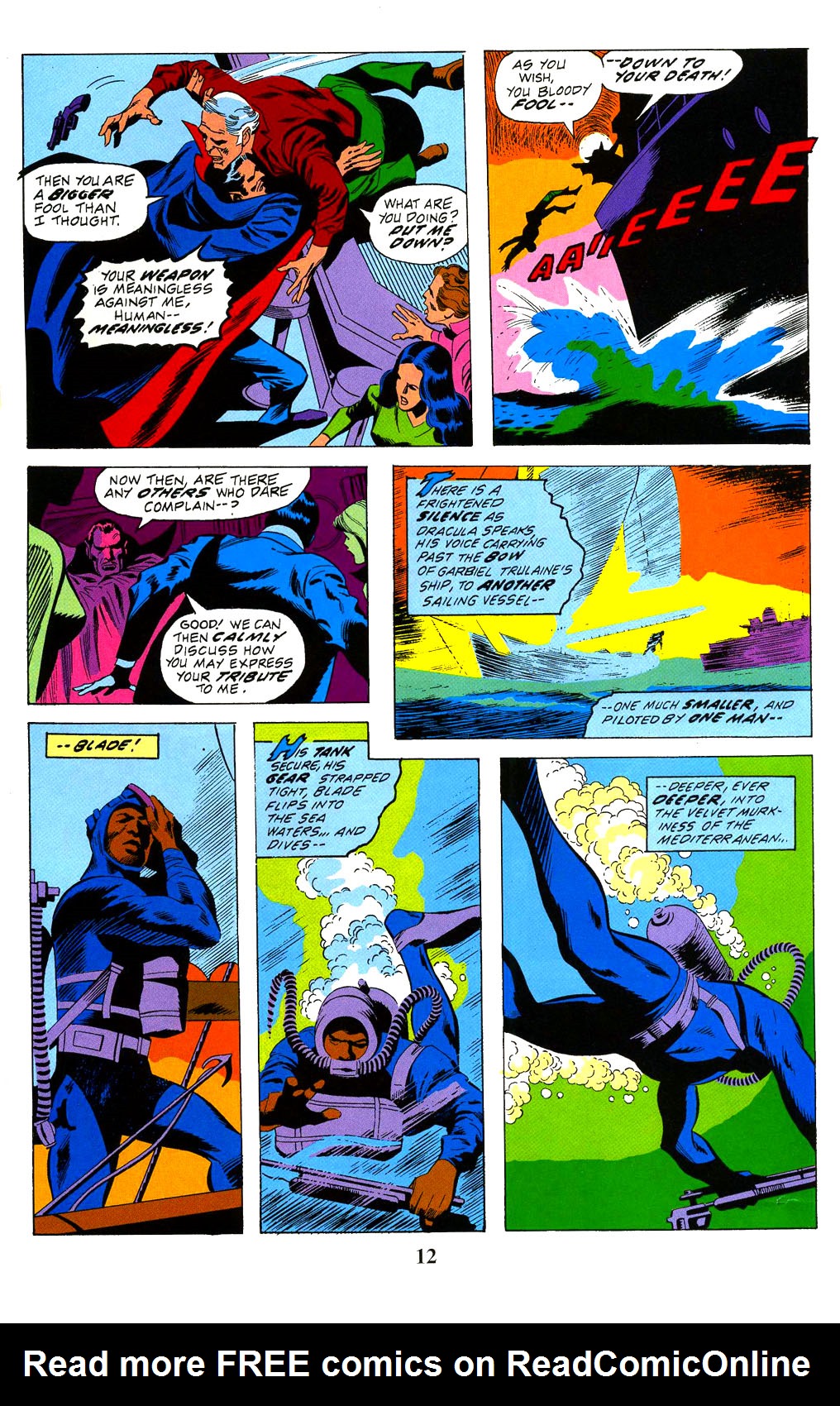 Read online Marvel Milestones: Blade, Man-Thing and Satana comic -  Issue # Full - 14
