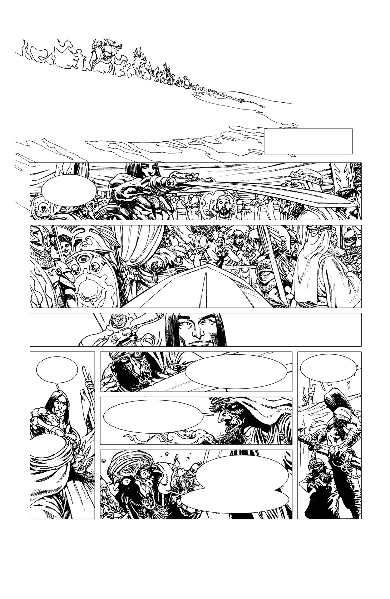 Read online The Cimmerian comic -  Issue # TPB 3 - 140